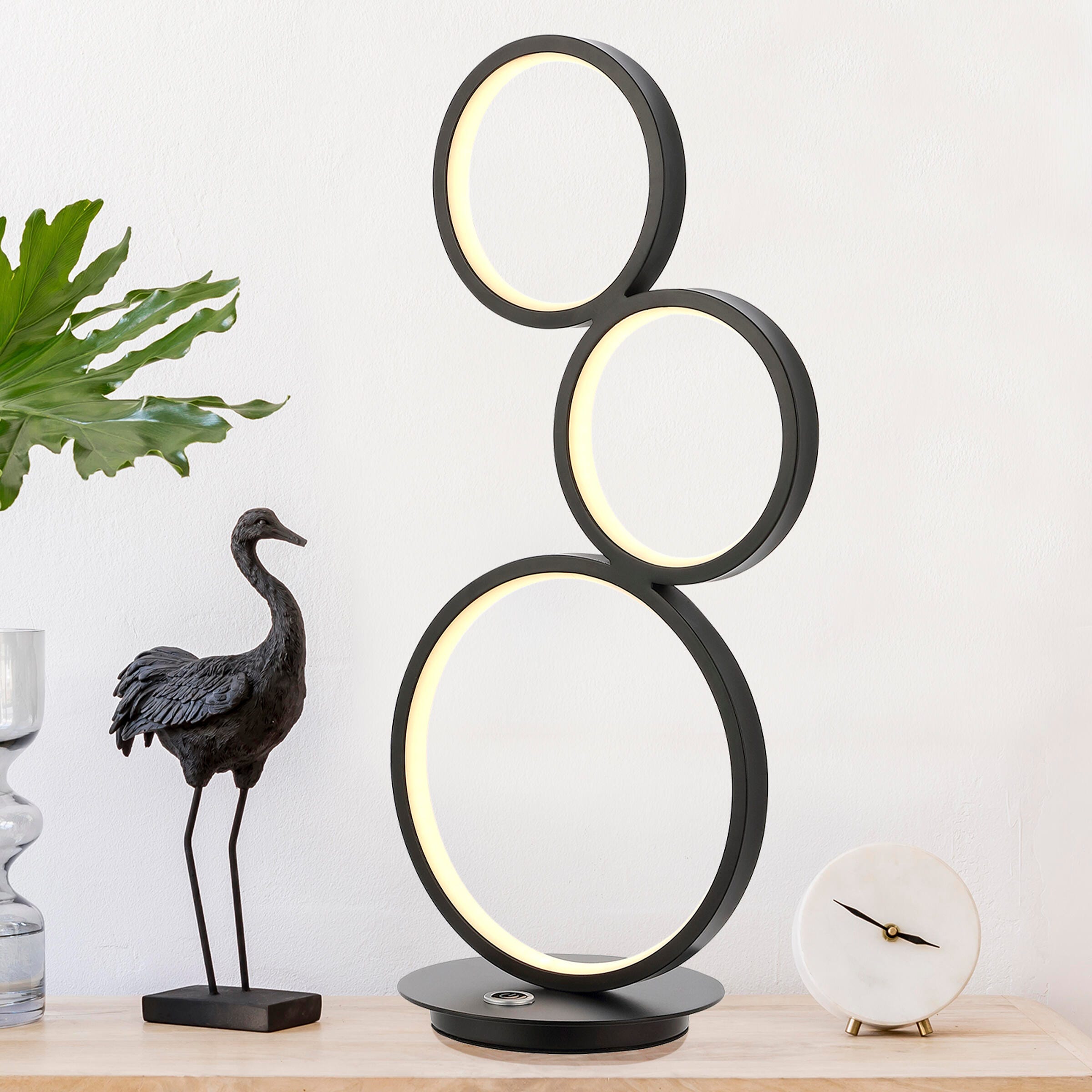 JONATHAN Y Juno 3-Light Table Lamp, , large
