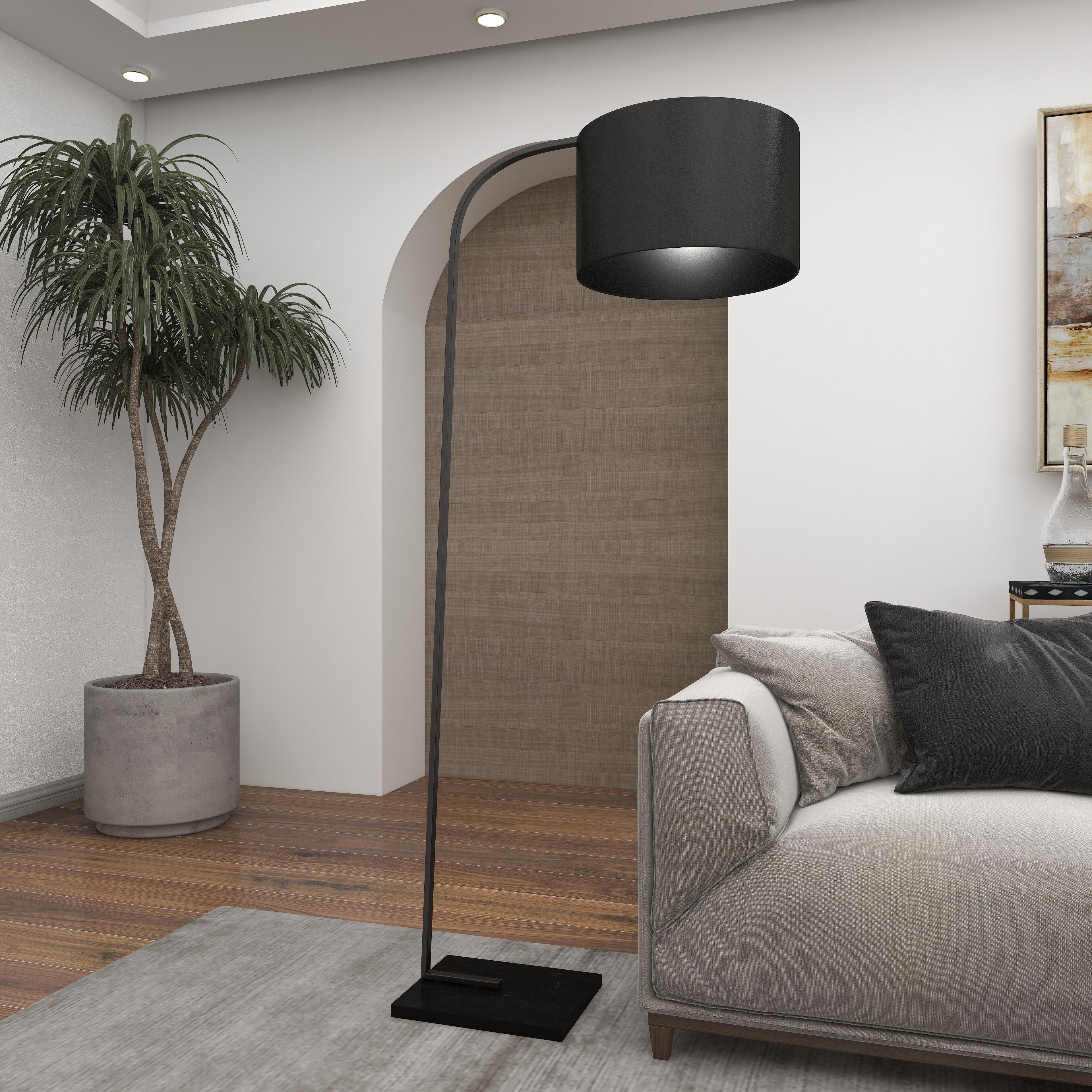 Bayberry Lane Arched Floor Lamp, , large