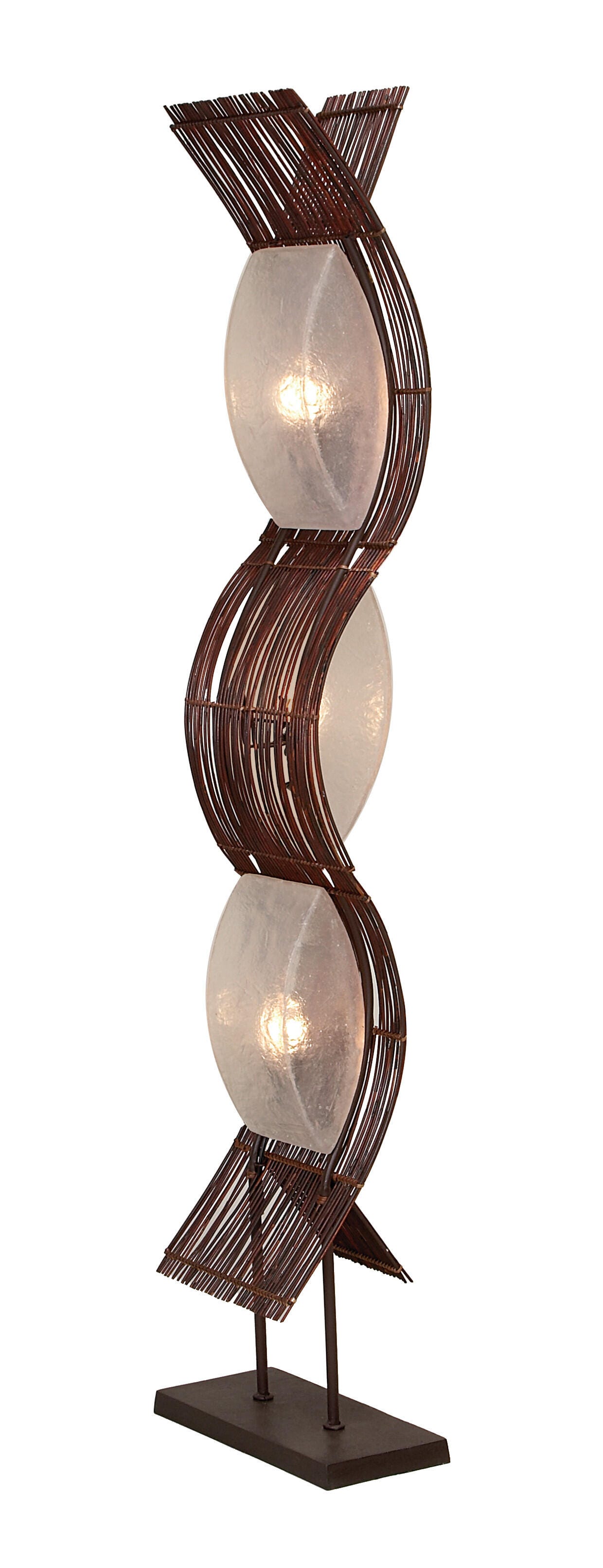 Bayberry Lane Wavy Floor Lamp, , large