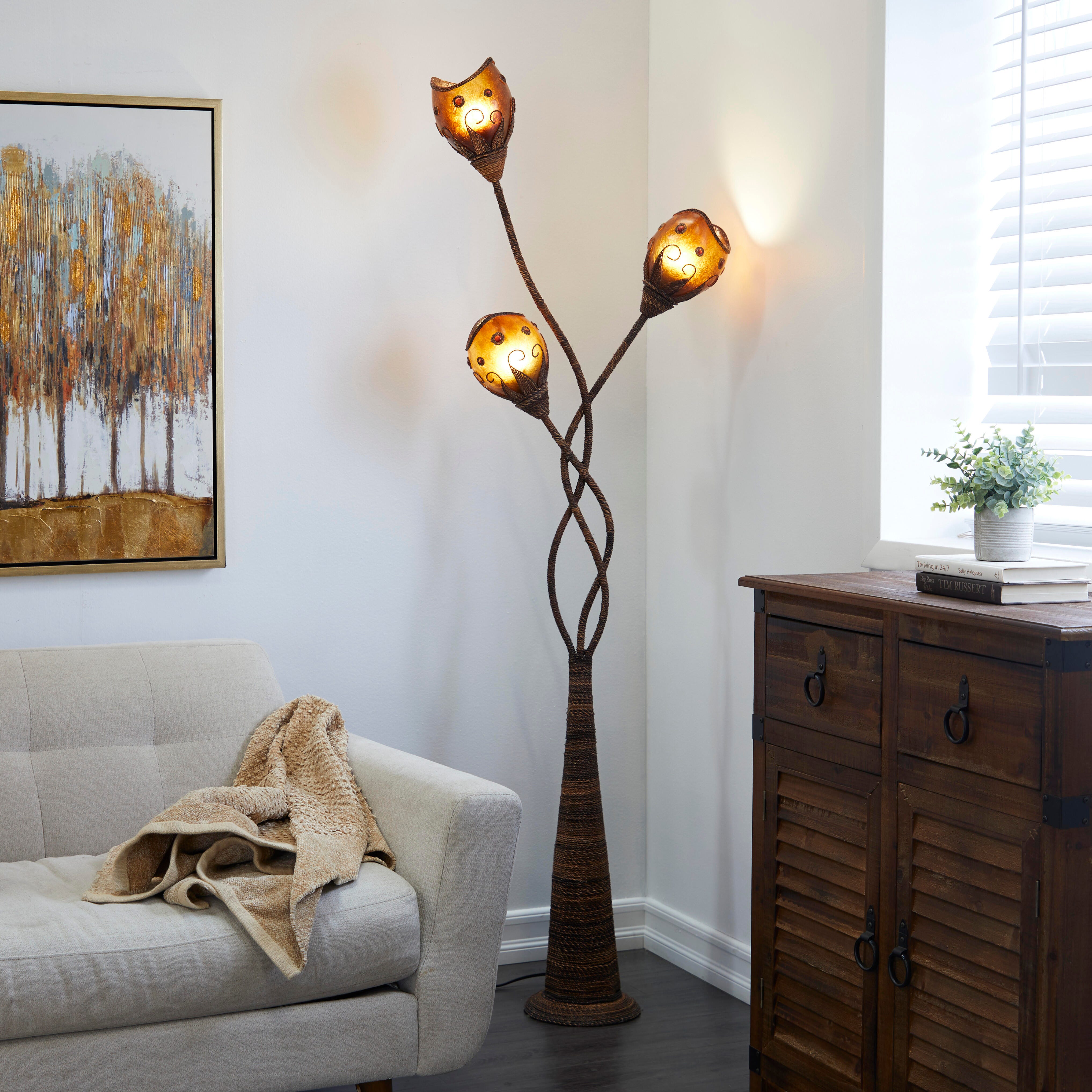 Bayberry Lane Plant Floor Lamp, , rollover