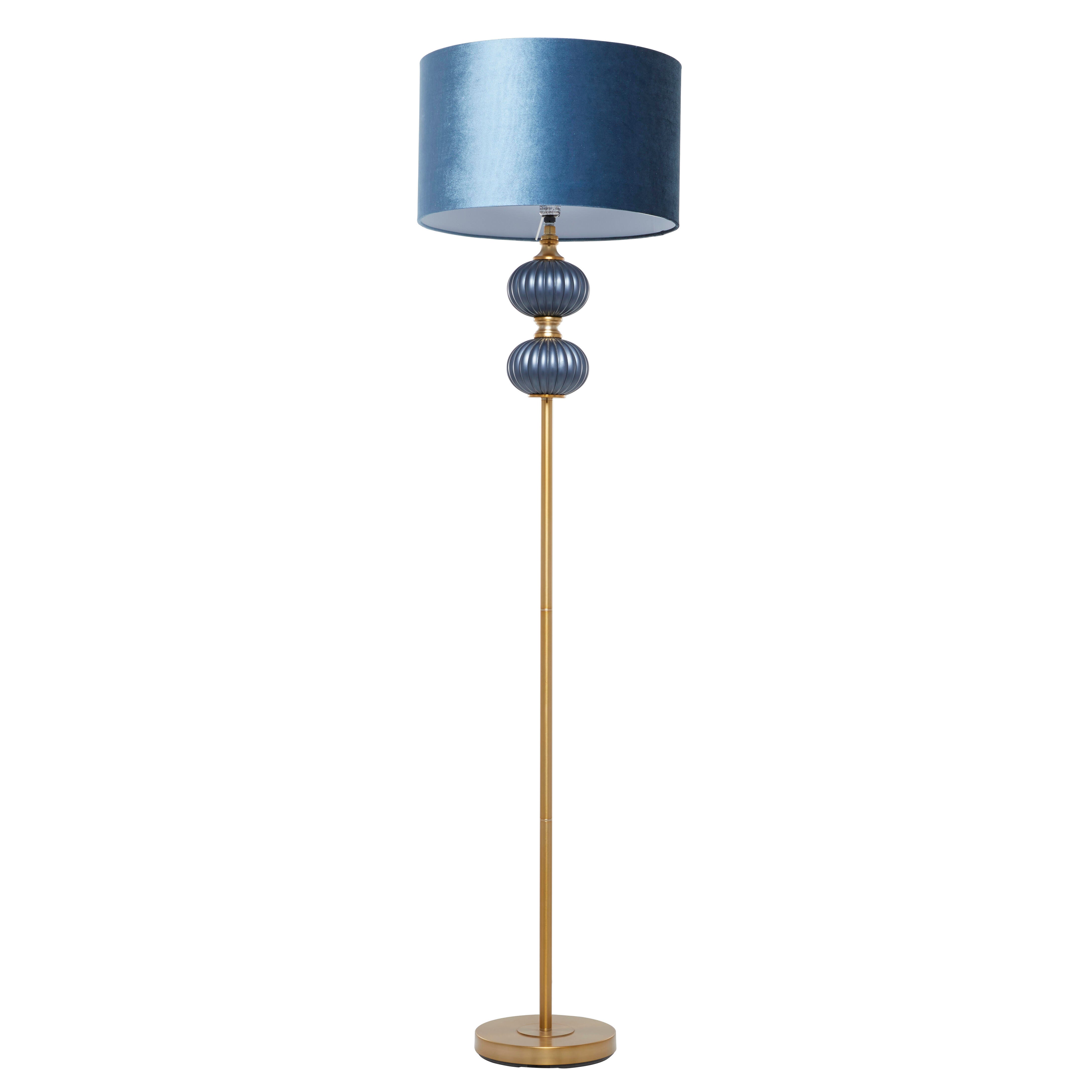 Bayberry Lane Ribbed Floor Lamp, , large