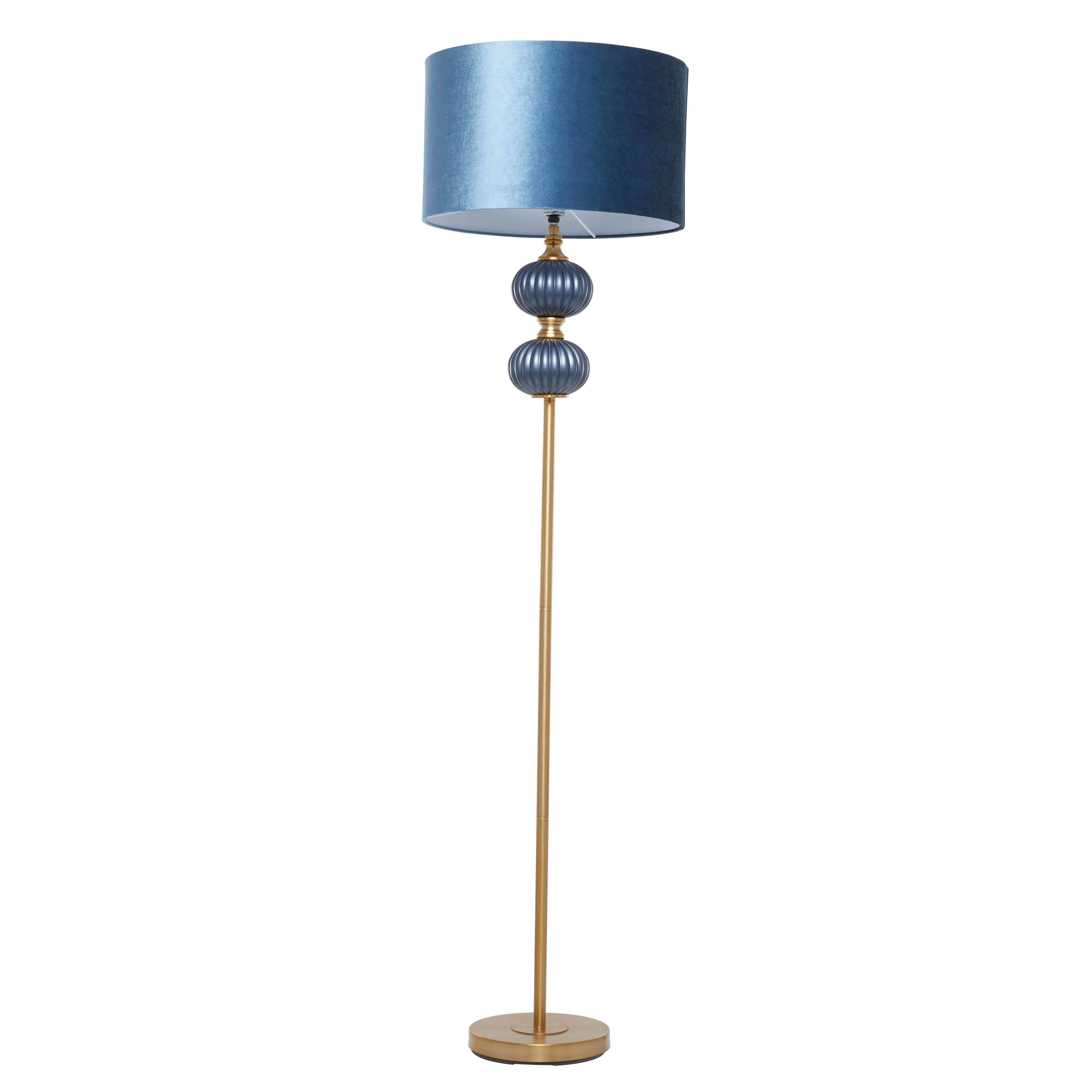 Bayberry Lane Ribbed Floor Lamp, , large