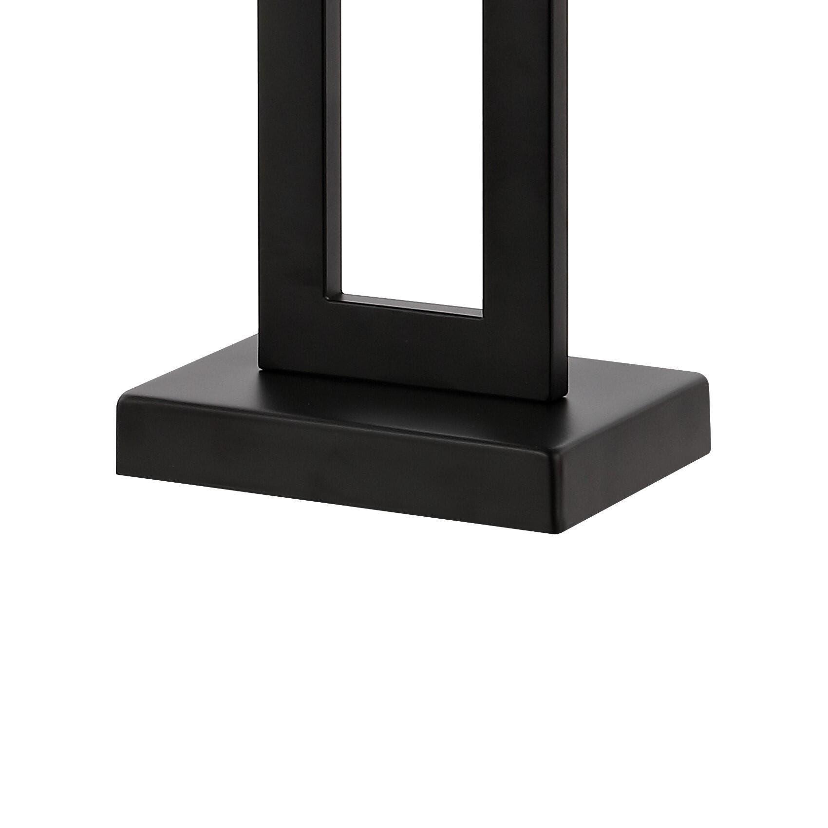 JONATHAN Y Sabrina LED Table Lamp with USB (Set of 2), Black, large