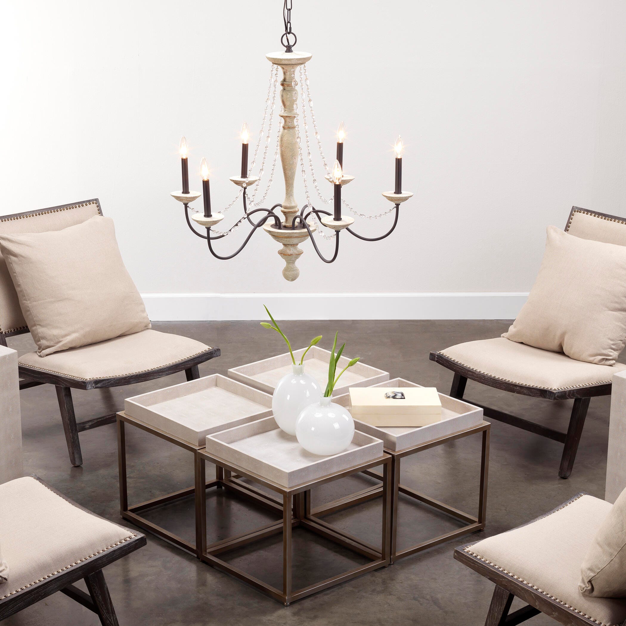 Relaxed Elegance Maci Chandelier, , rollover
