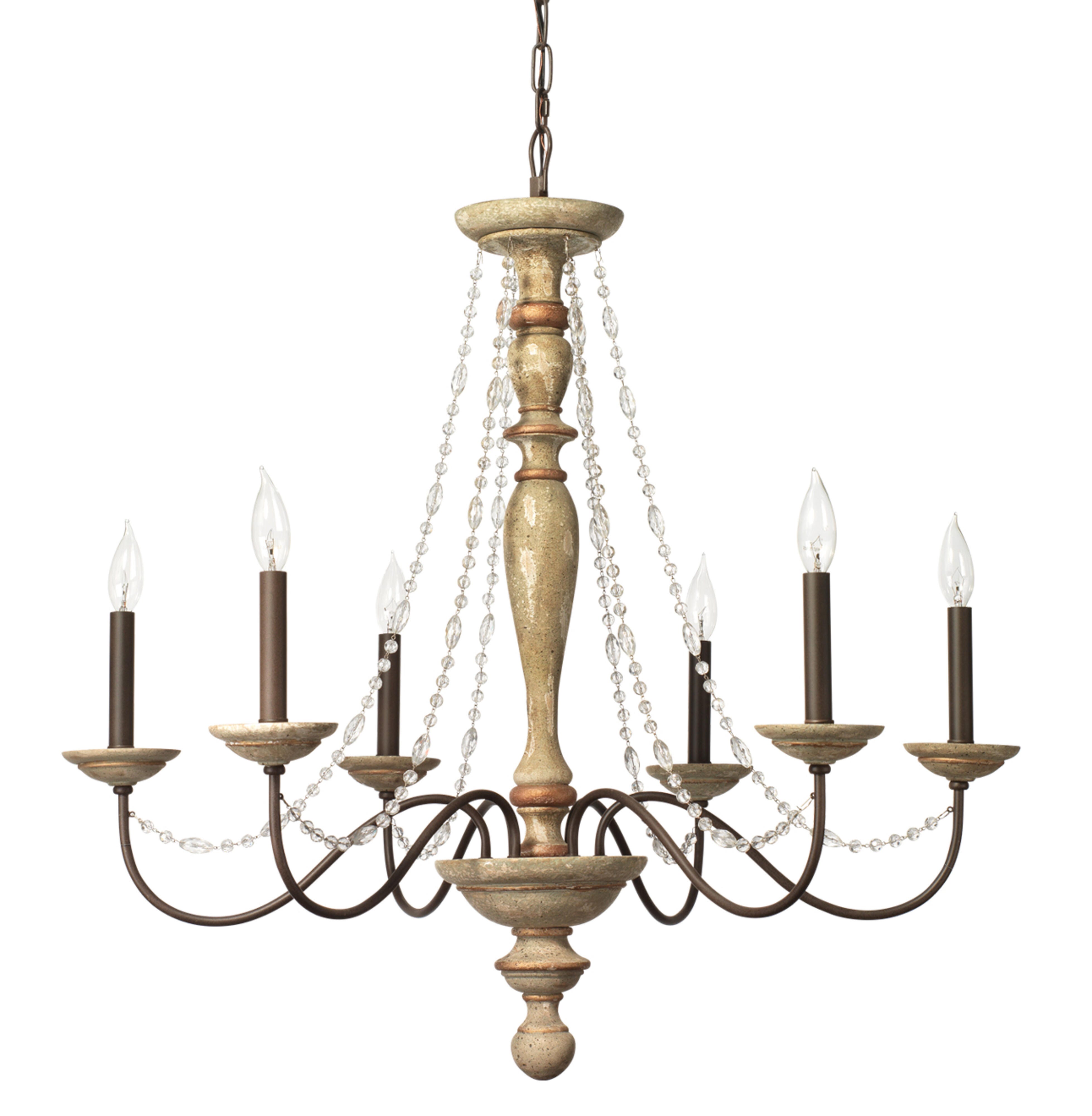 Relaxed Elegance Maci Chandelier, , large