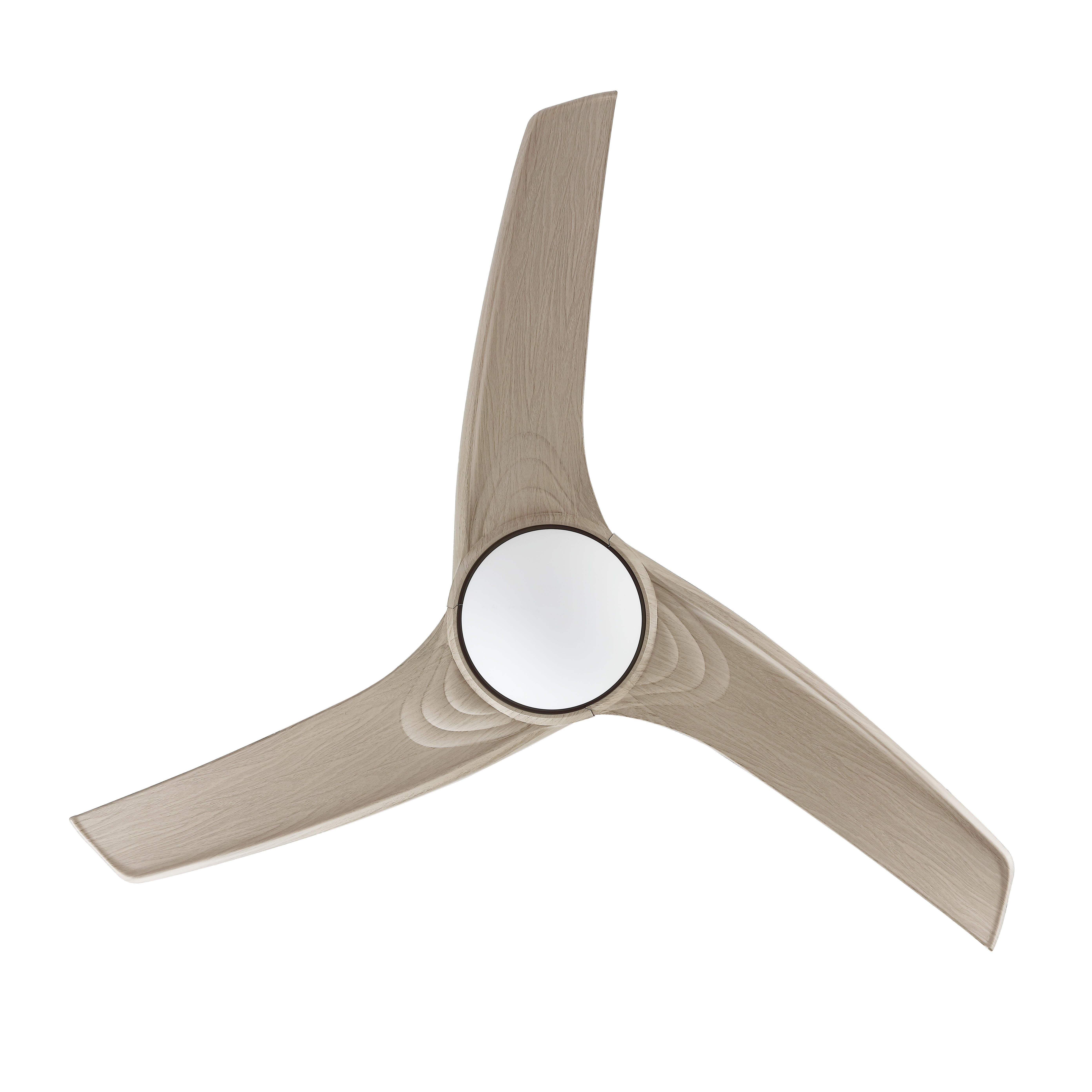 JONATHAN Y Sully 52" 1-Light Propeller Integrated LED Ceiling Fan, Black/Gray, large
