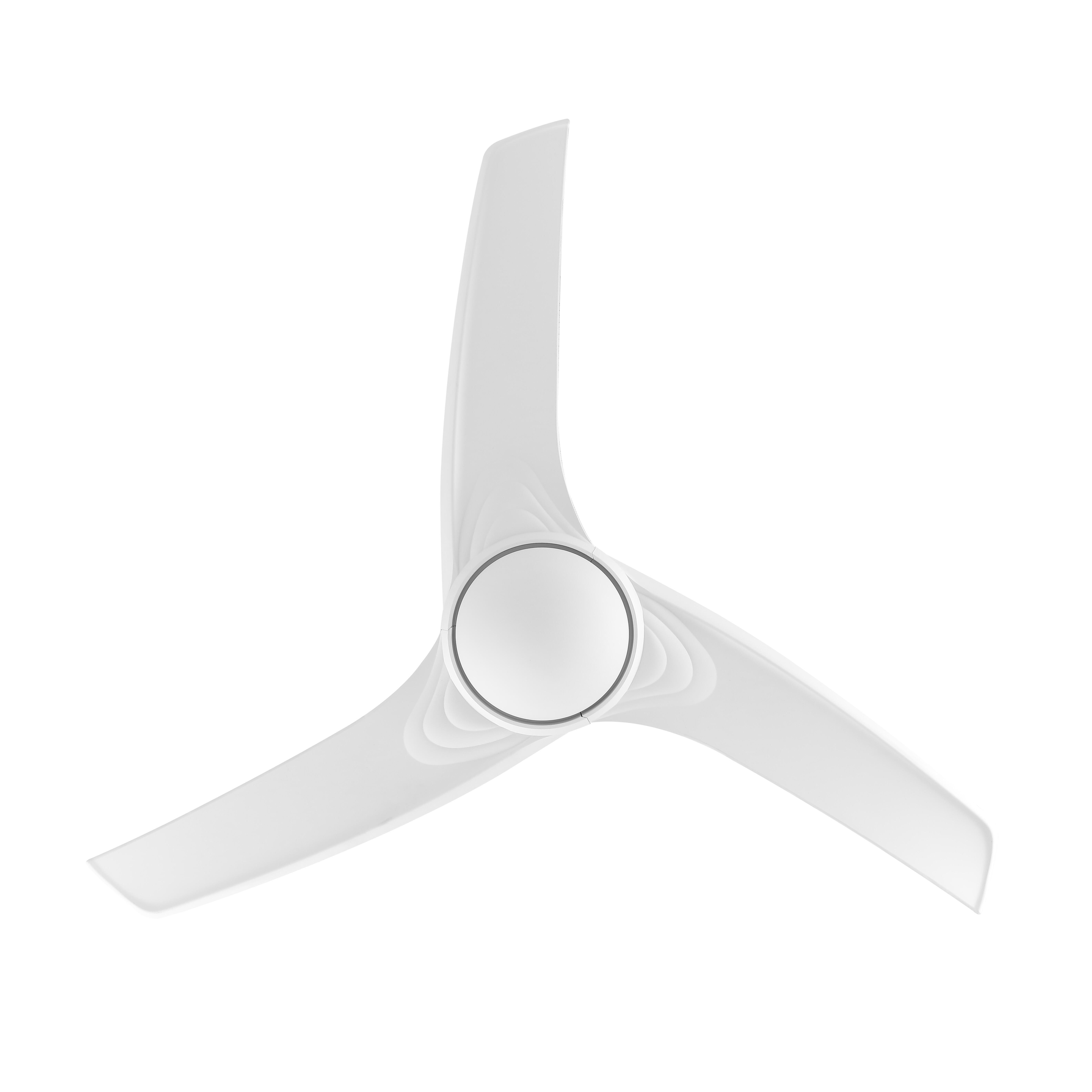 JONATHAN Y Sully 52" 1-Light Propeller Integrated LED Ceiling Fan, White, large