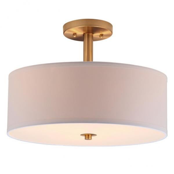 Safavieh Clara Flush Mount Light, Gold