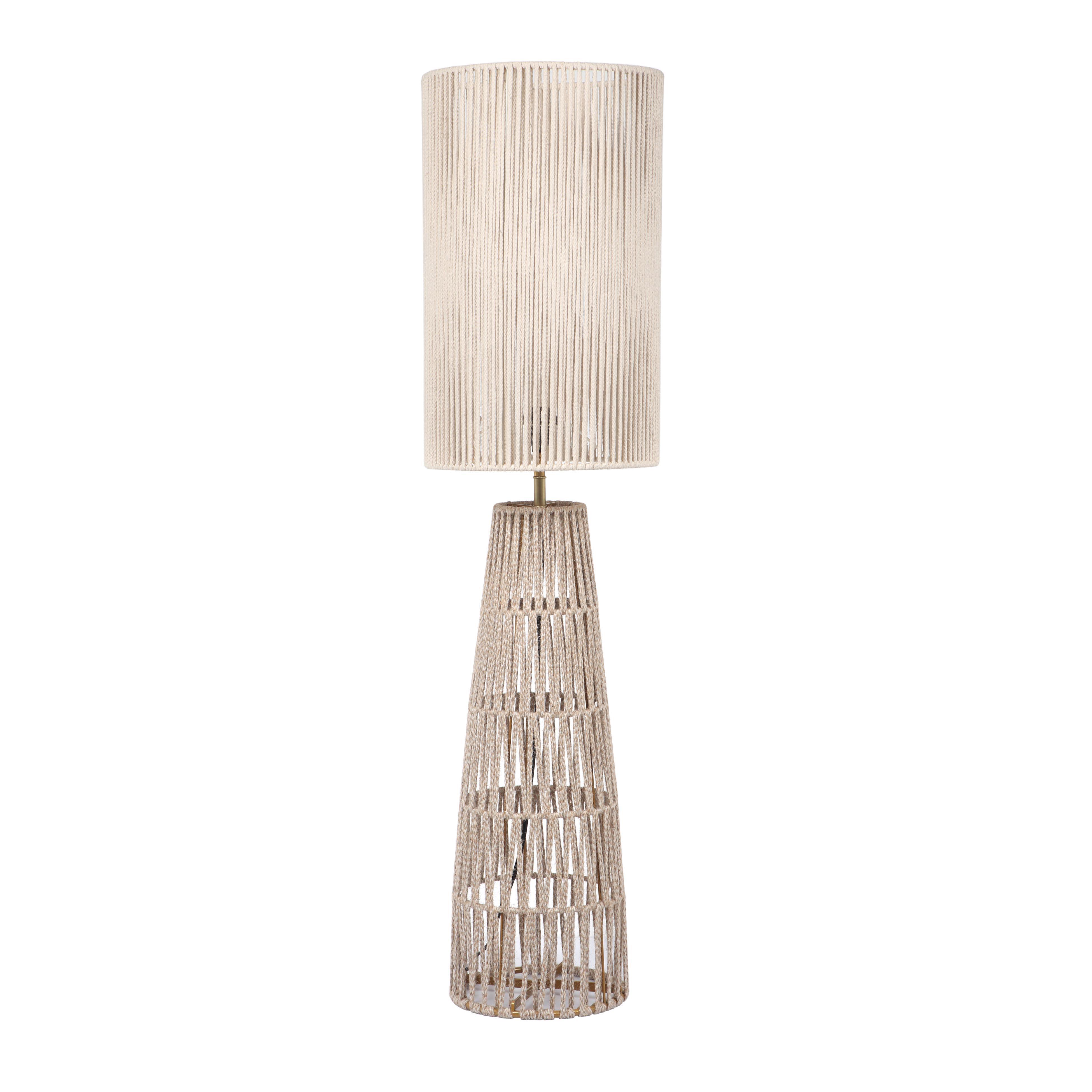 Beam Natural Jute Floor Lamp, , large