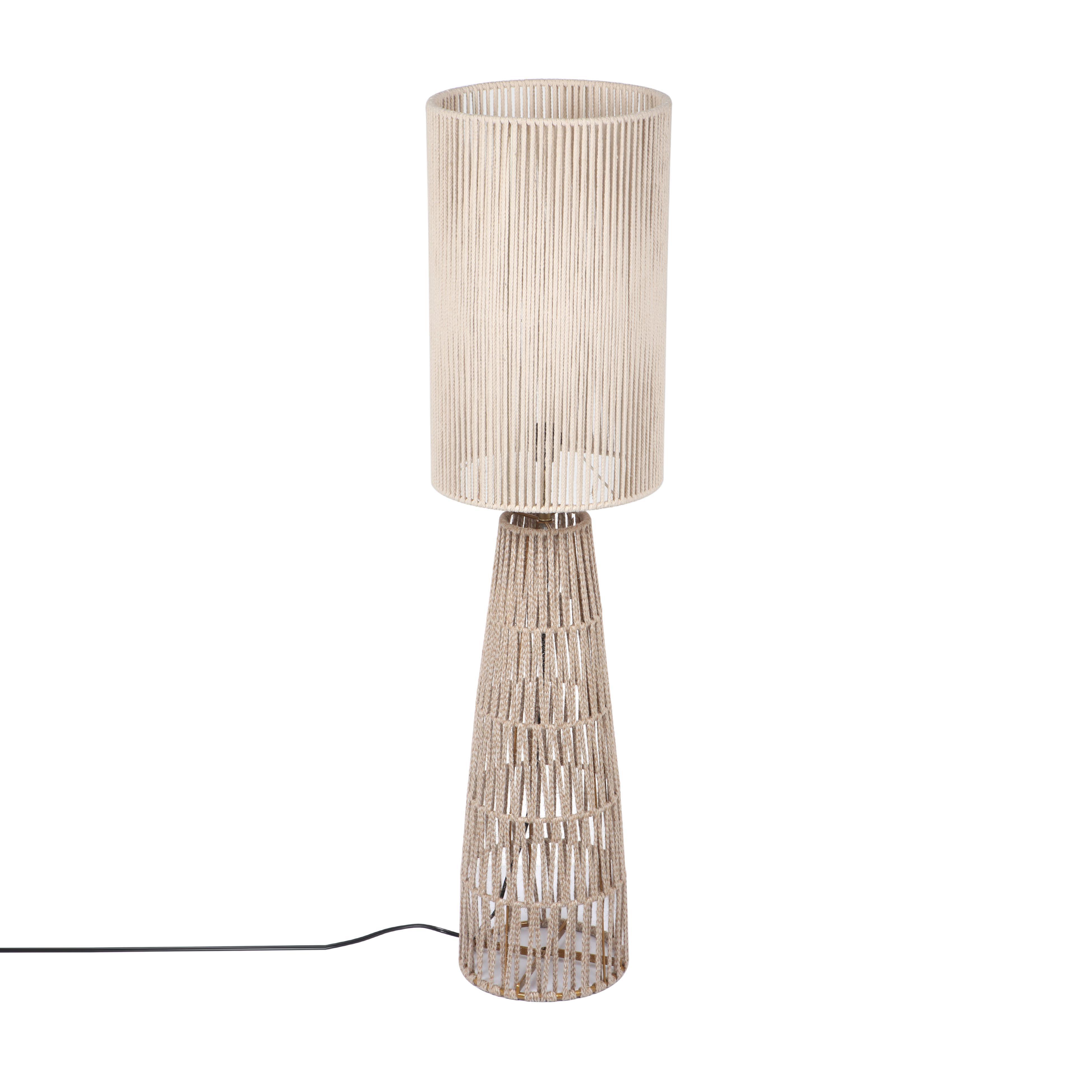 Beam Natural Jute Floor Lamp, , swatch