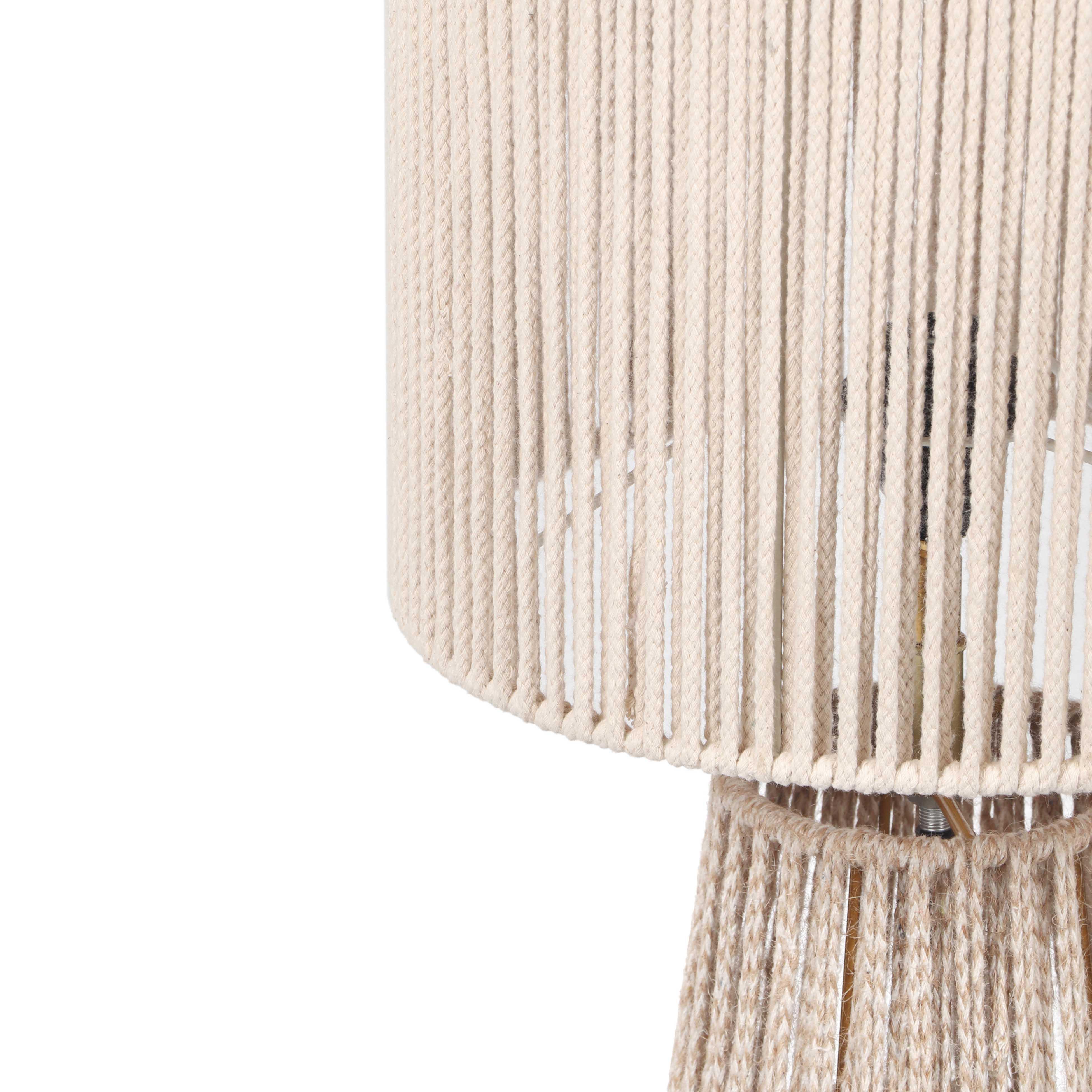 Beam Natural Jute Floor Lamp, , large