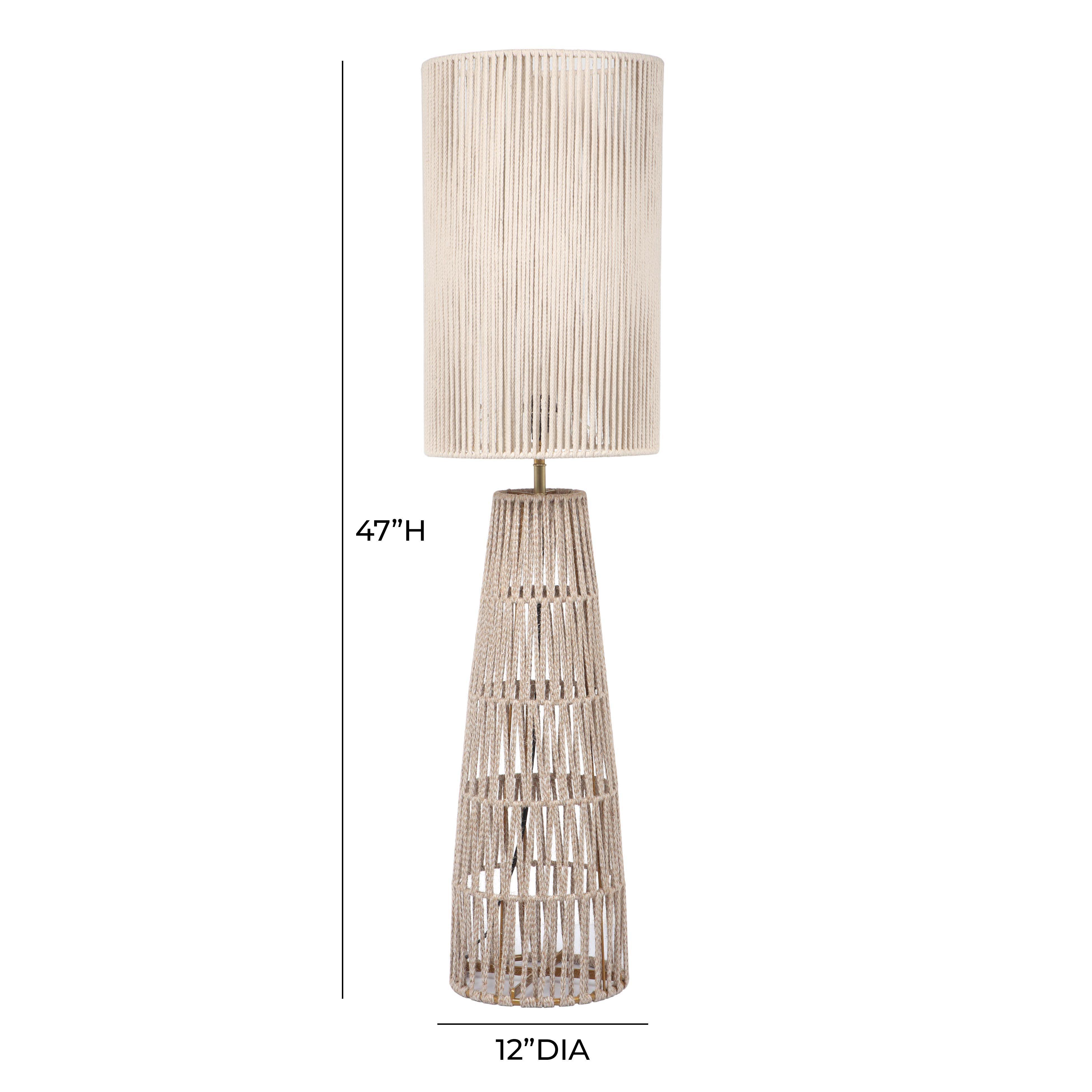 Beam Natural Jute Floor Lamp, , large