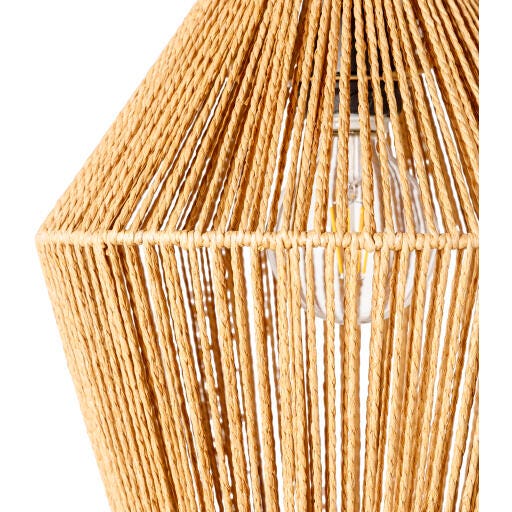 World Needle Camerano Beige Pendant Light, Beige, large