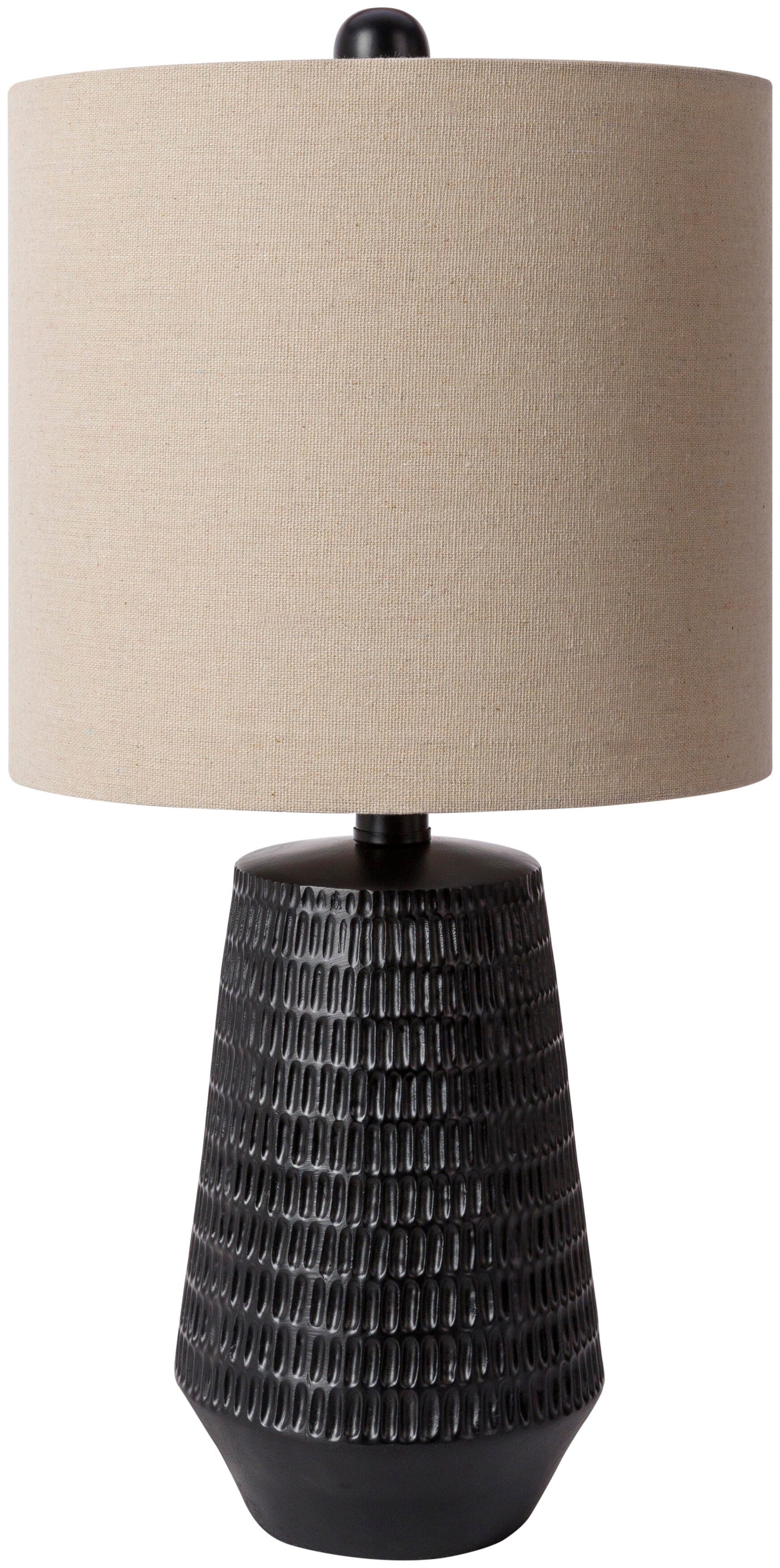 World Needle Leipzig Black Table Lamp, Black, large