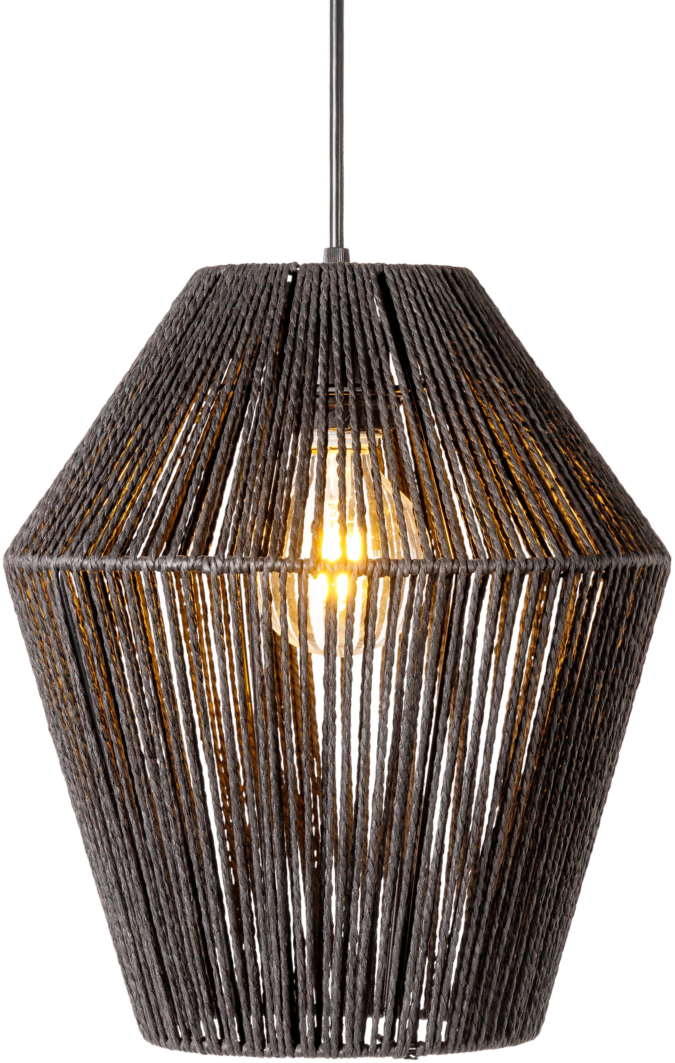 World Needle Camerano Black Pendant Light, Black, rollover