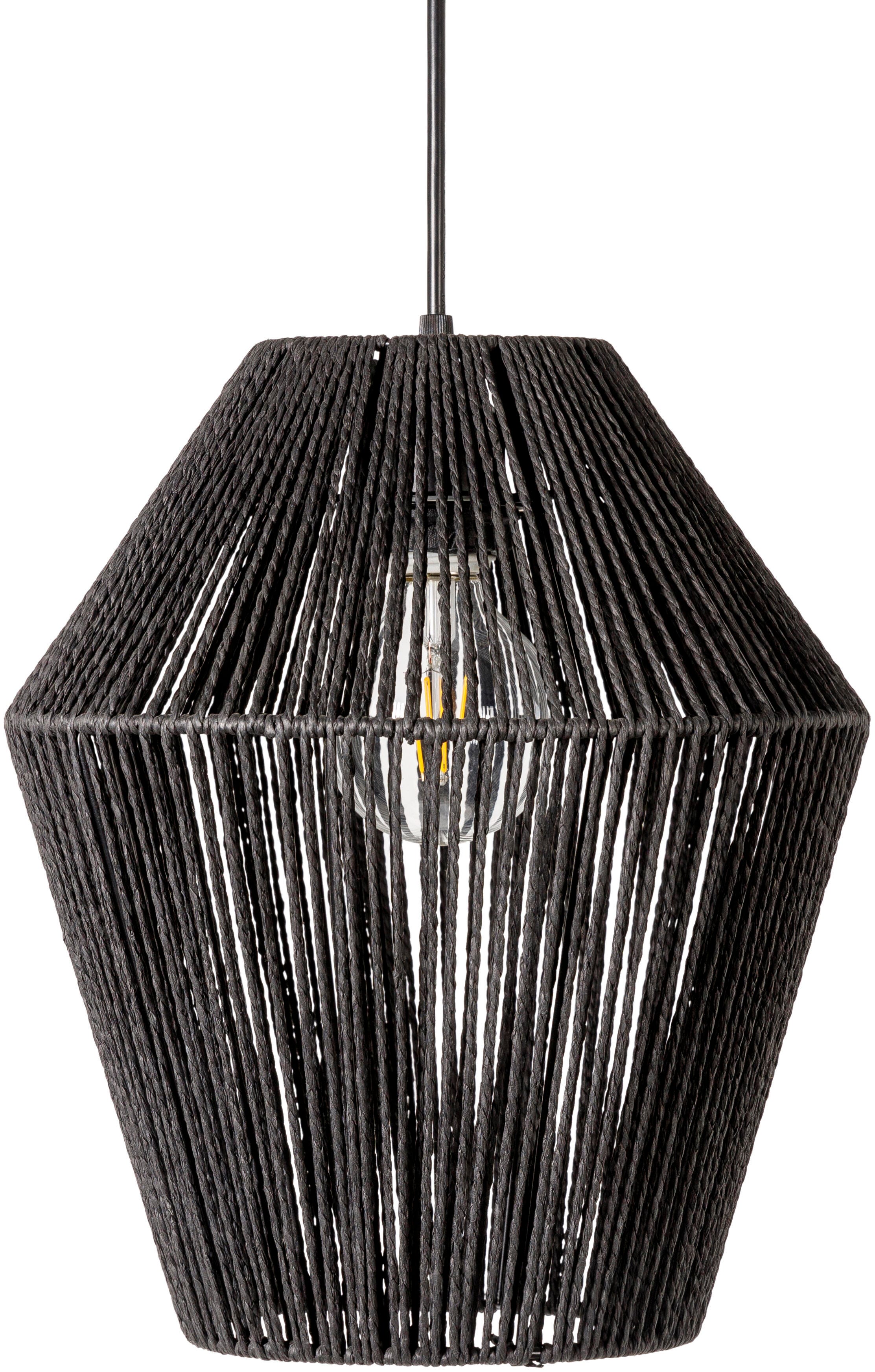 World Needle Camerano Black Pendant Light, Black, large