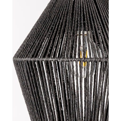 World Needle Camerano Black Pendant Light, Black, large