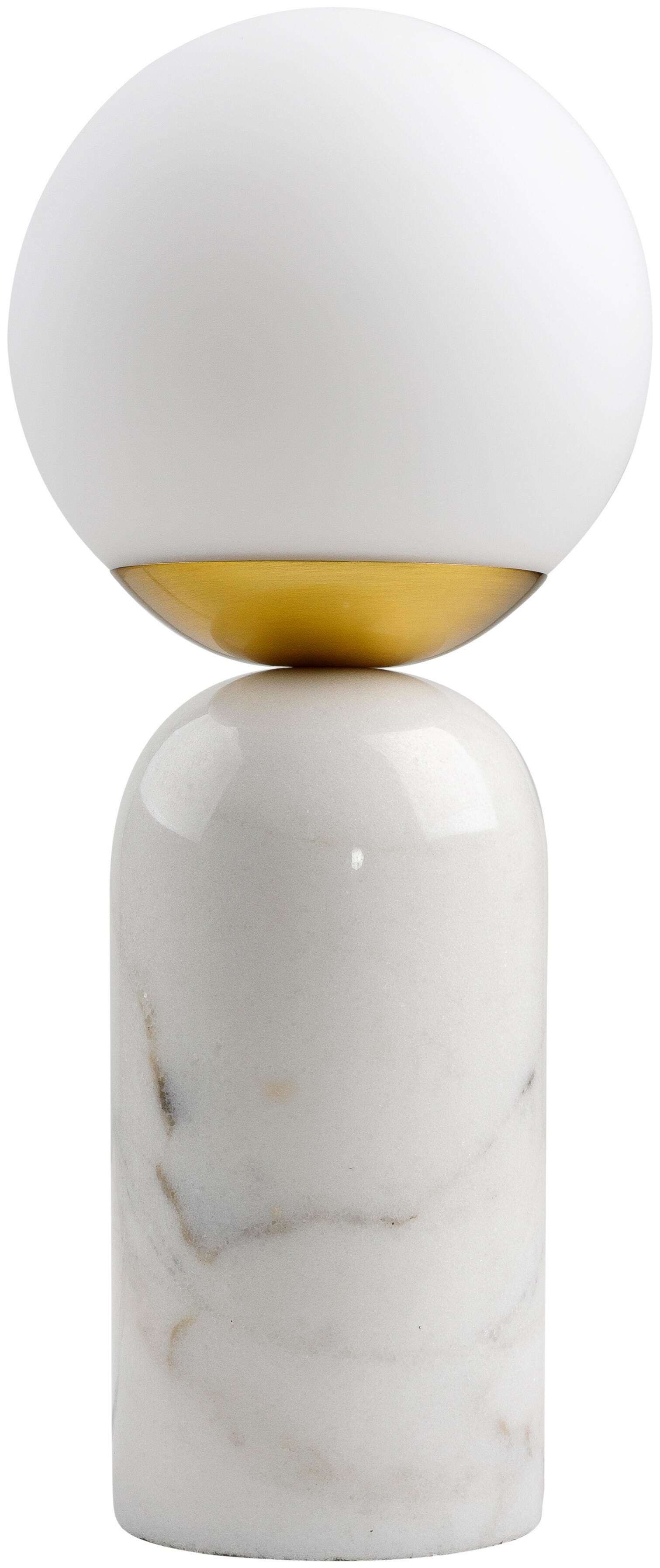 World Needle Verve White Globe Table Lamp, , large