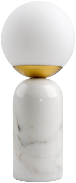 Livabliss Verve White Globe Table Lamp