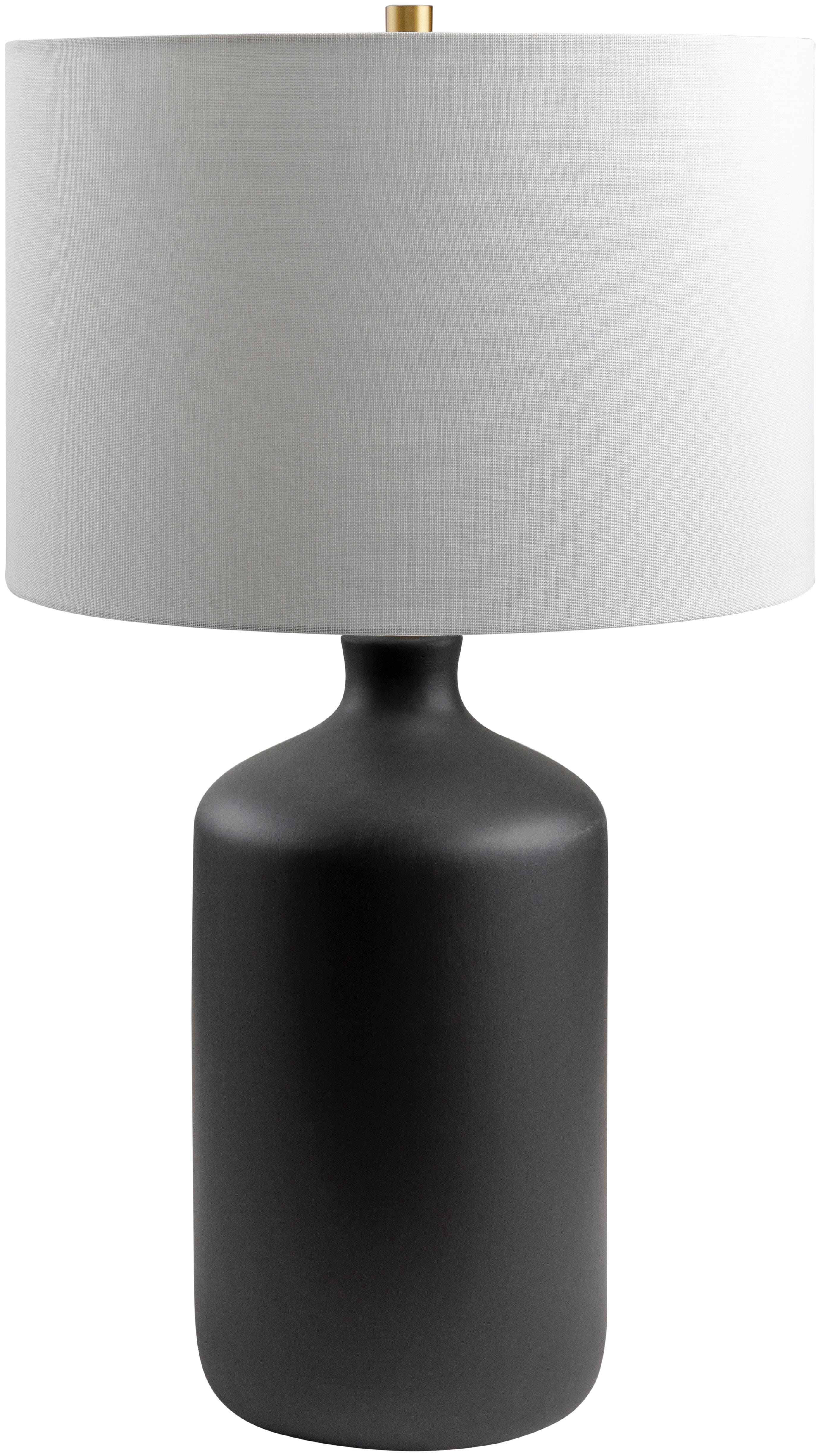 World Needle Helix Black Table Lamp, Black, large