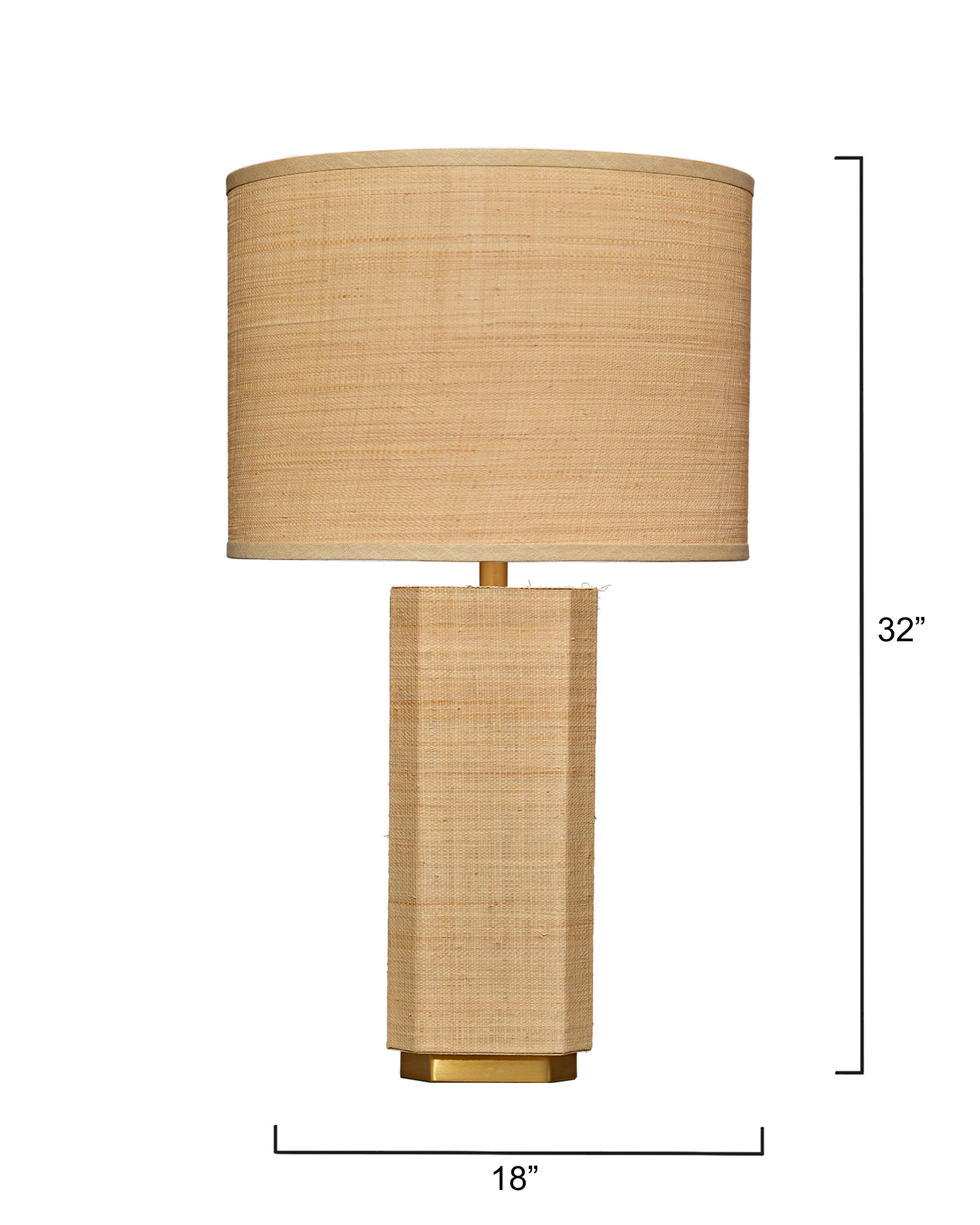 Relaxed Elegance Arcadia Raffia Table Lamp, , large