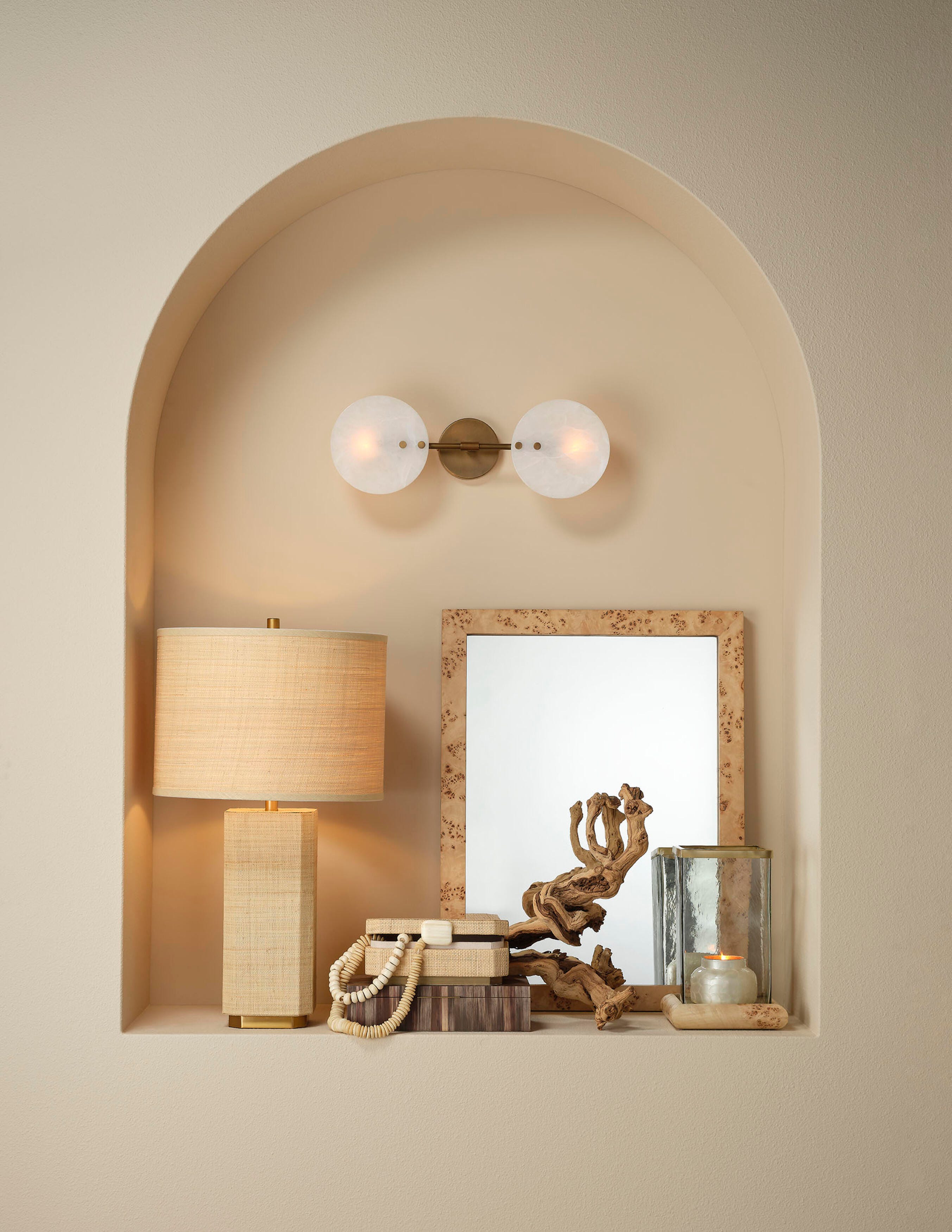 Relaxed Elegance Arcadia Raffia Table Lamp, , large