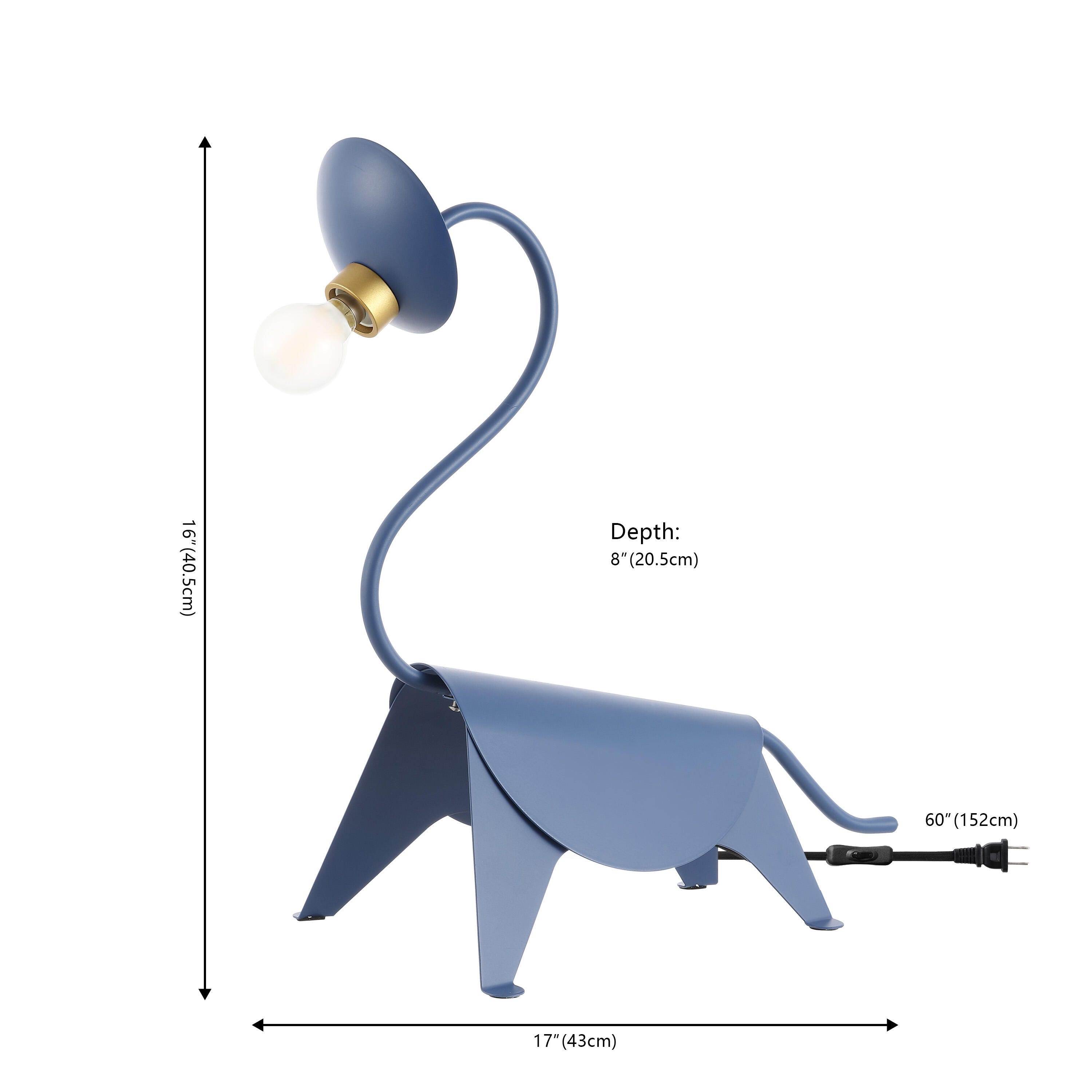 Jonathan Y Bradley Brachiosaurus LED Kids Lamp, , large