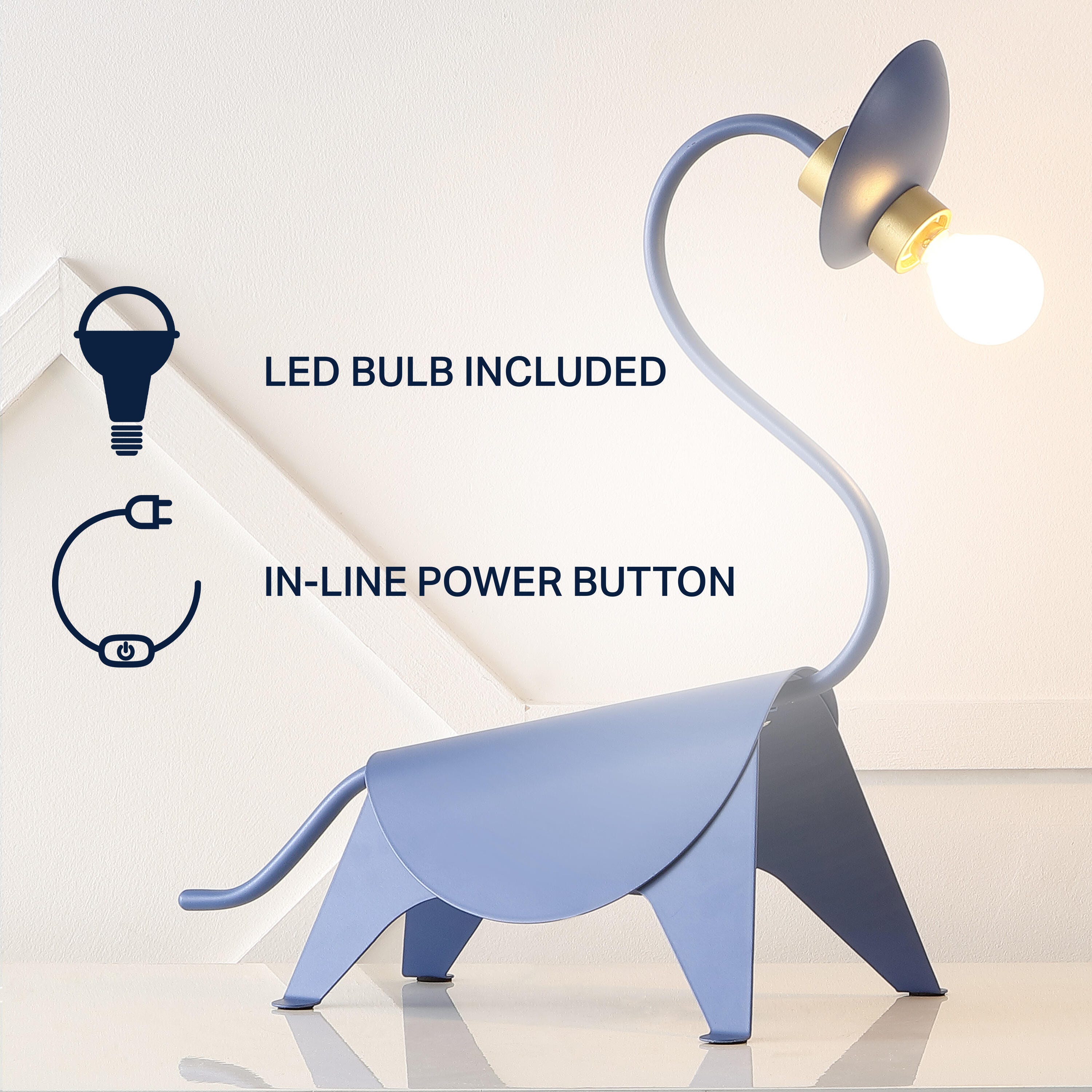 Jonathan Y Bradley Brachiosaurus LED Kids Lamp, , large