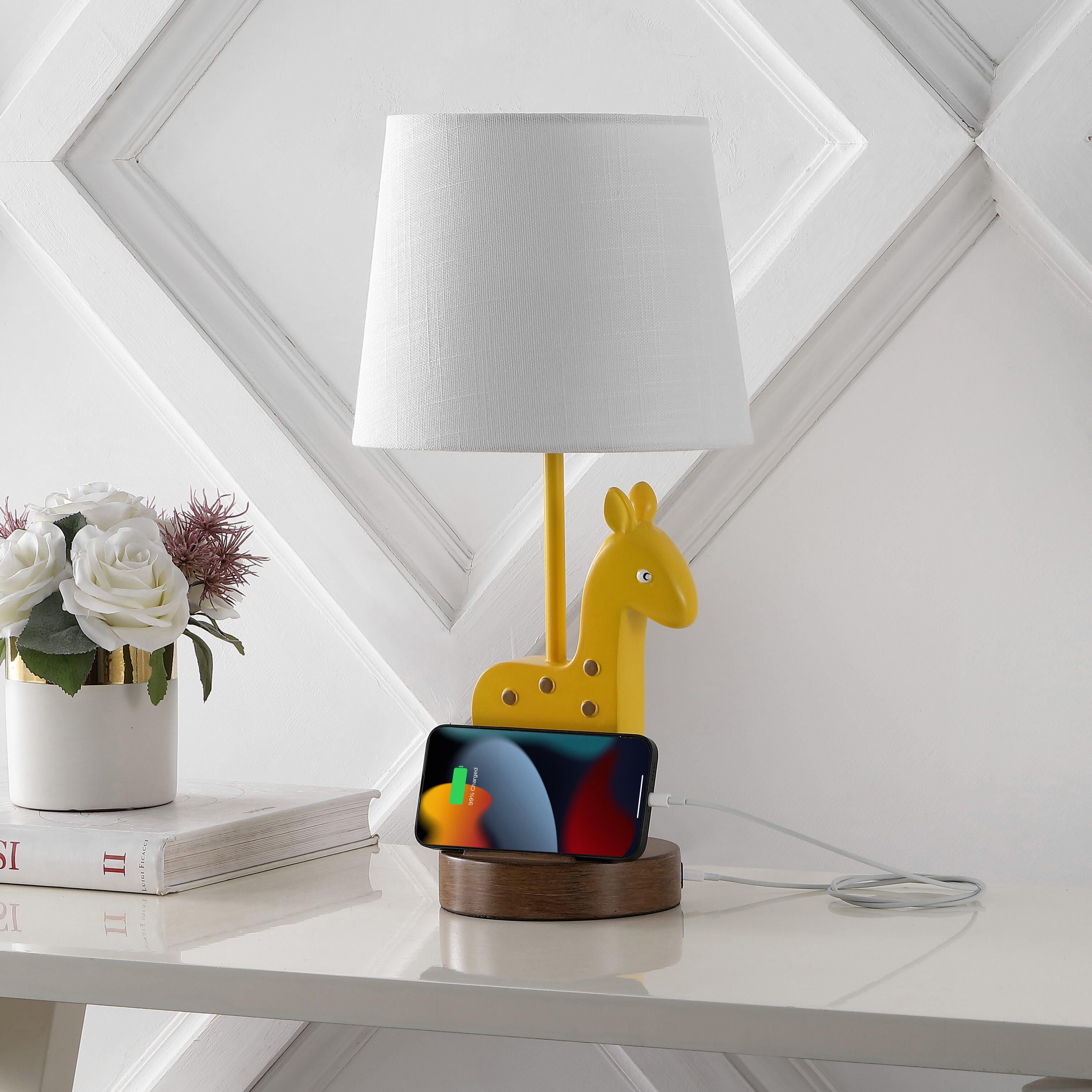 Jonathan Y Sahara Giraffe LED Kids Table Lamp, , large