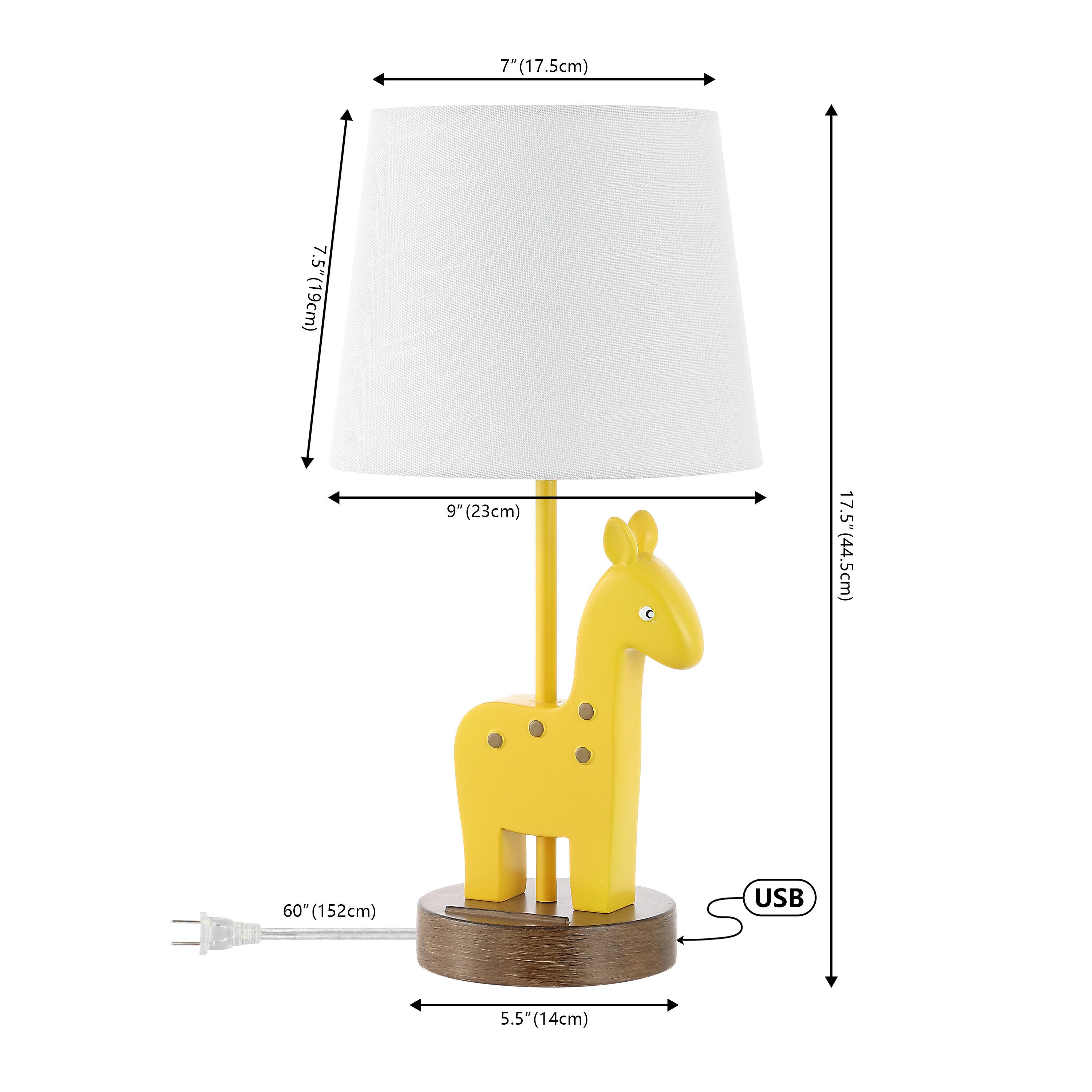 Jonathan Y Sahara Giraffe LED Kids Table Lamp, , large