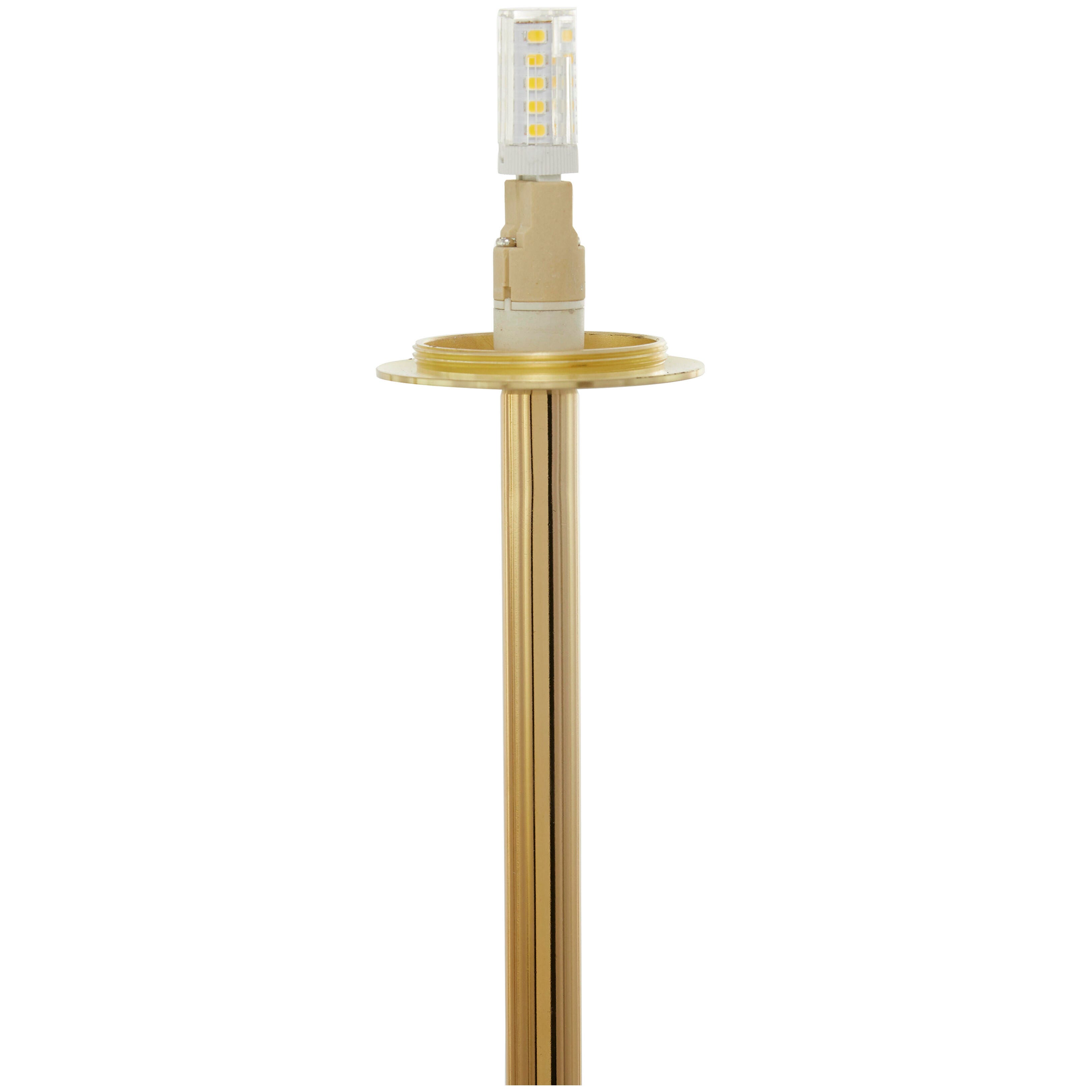 Bayberry Lane Orb 2 Light Floor Lamp, Gold, large