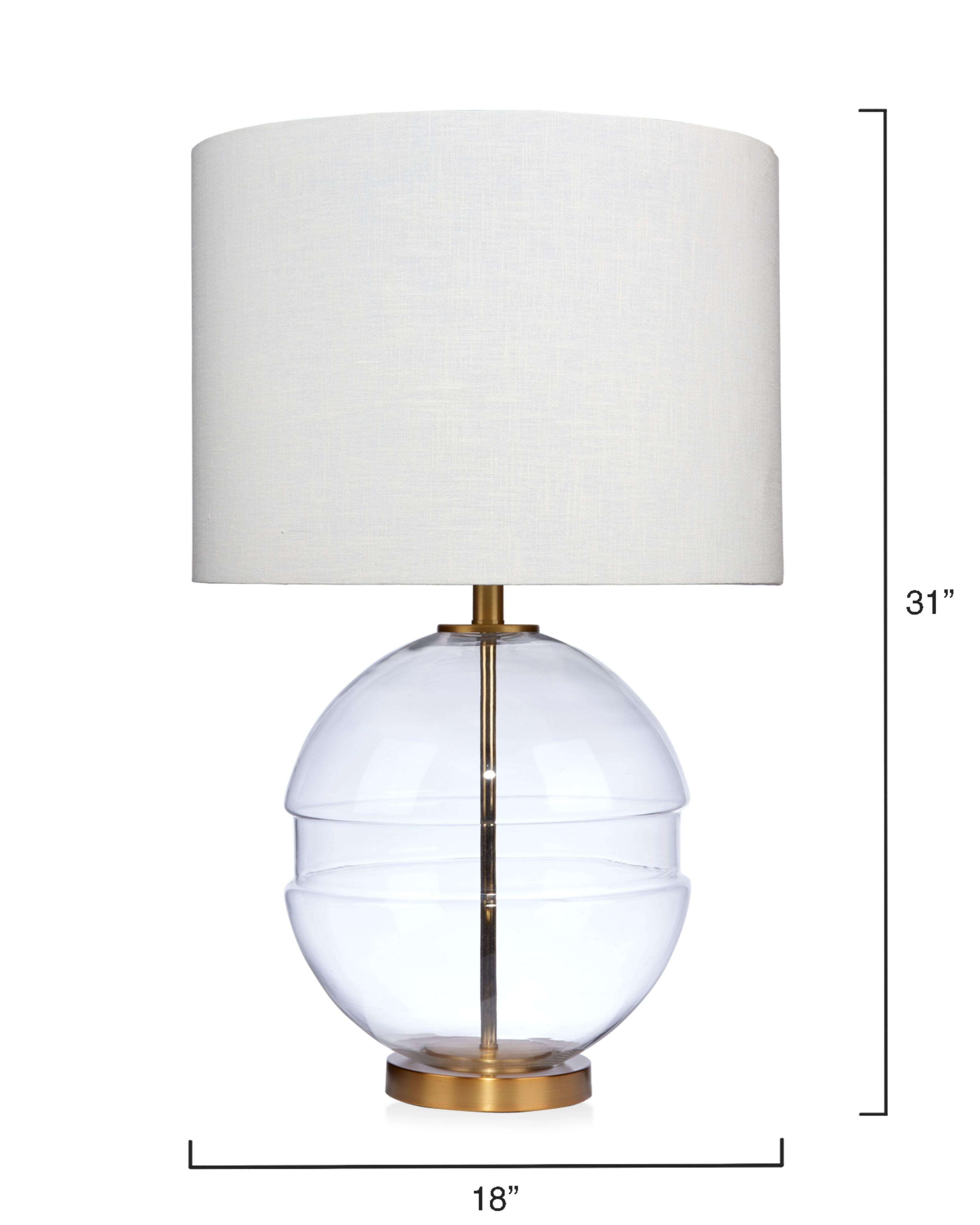 Relaxed Elegance Riley Table Lamp, Antique Brass, large