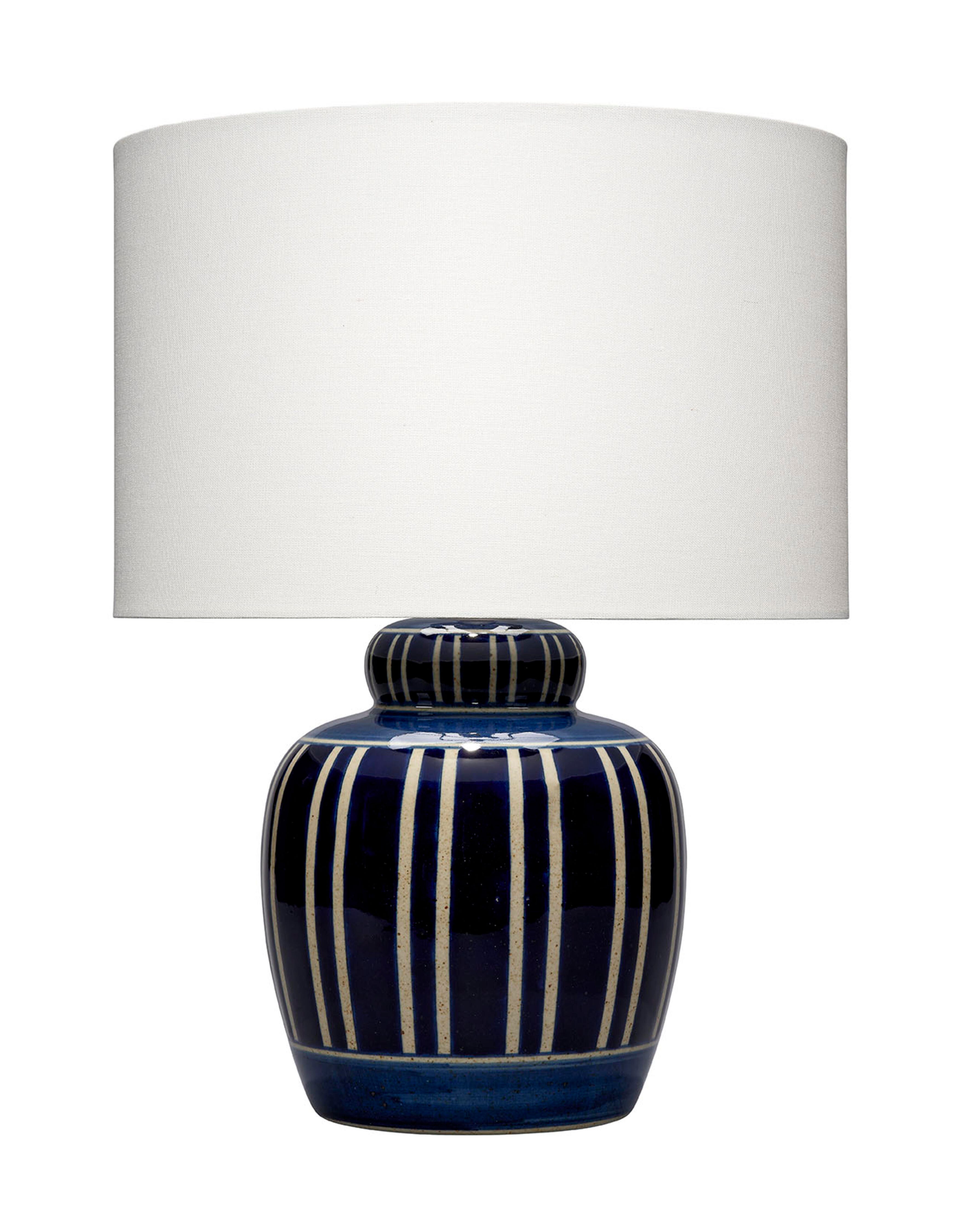Relaxed Elegance Marion Table Lamp, Navy Blue, large