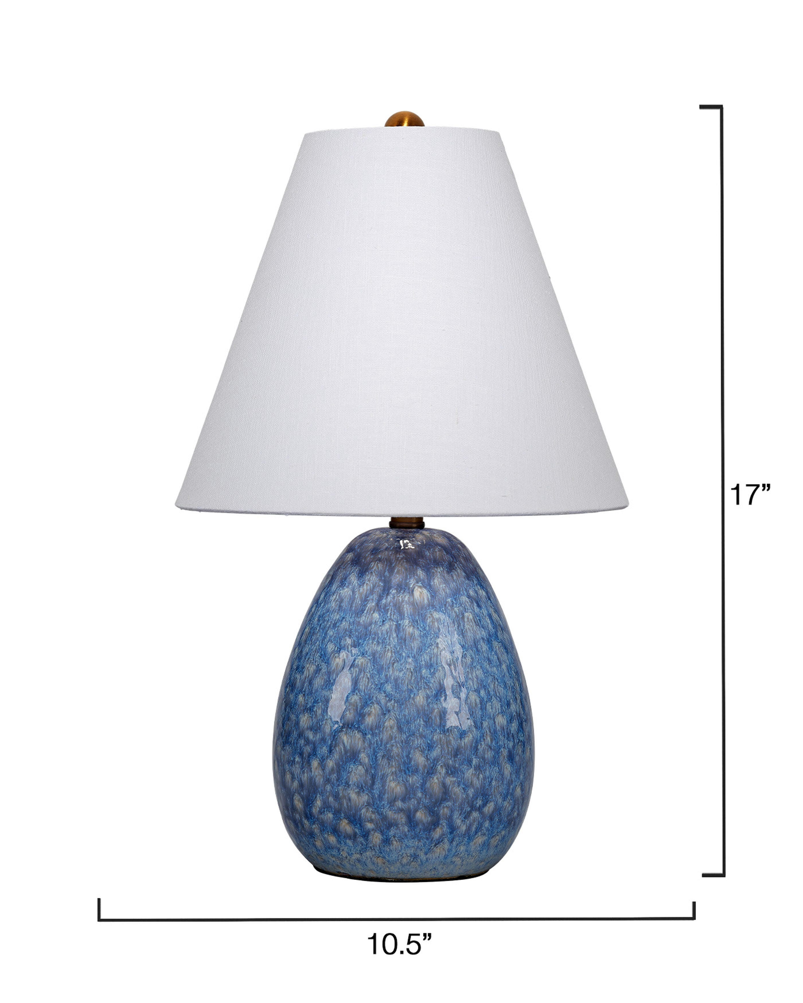 Relaxed Elegance Olivia Table Lamp, Blue, large