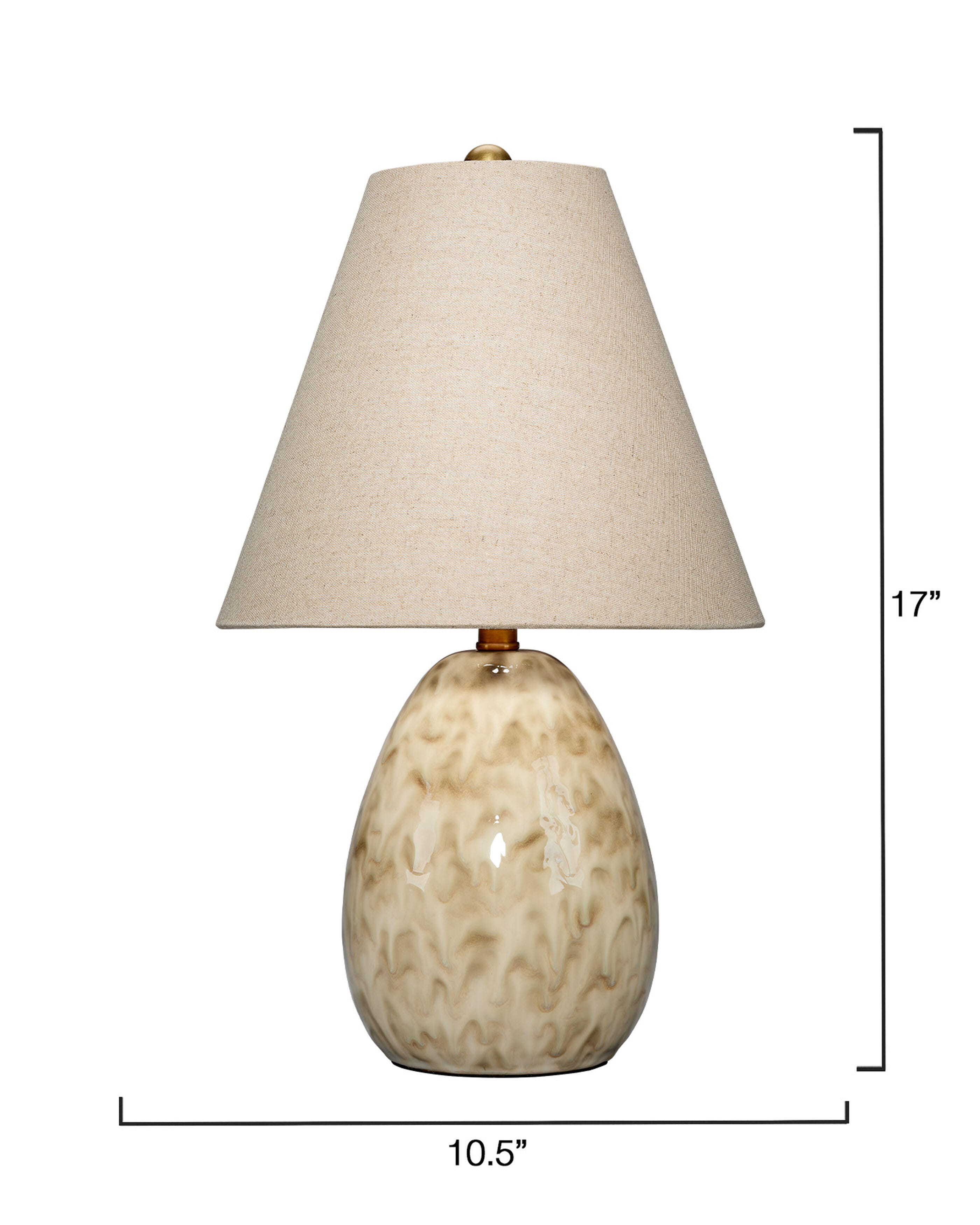 Relaxed Elegance Olivia Table Lamp, Off White, large