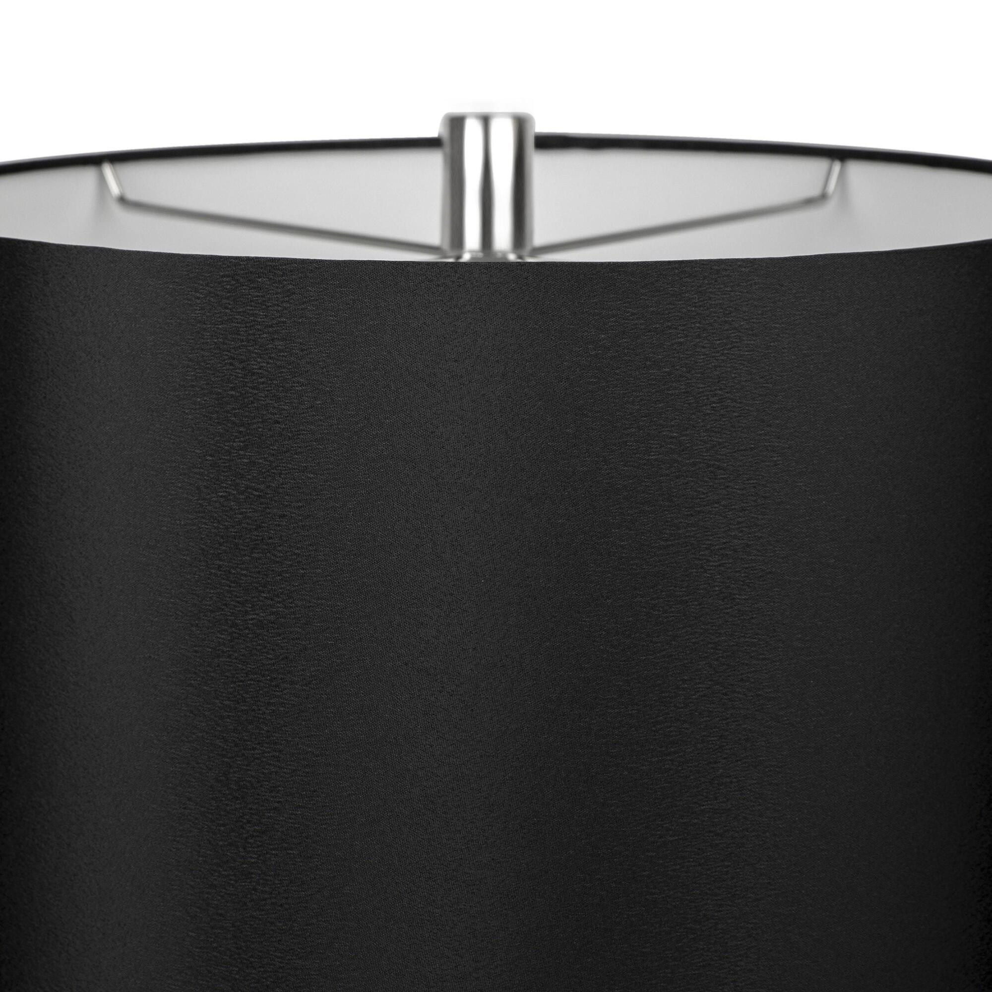 LumiSource Diana Table Lamp (Set of 2), Polished Nickel, large