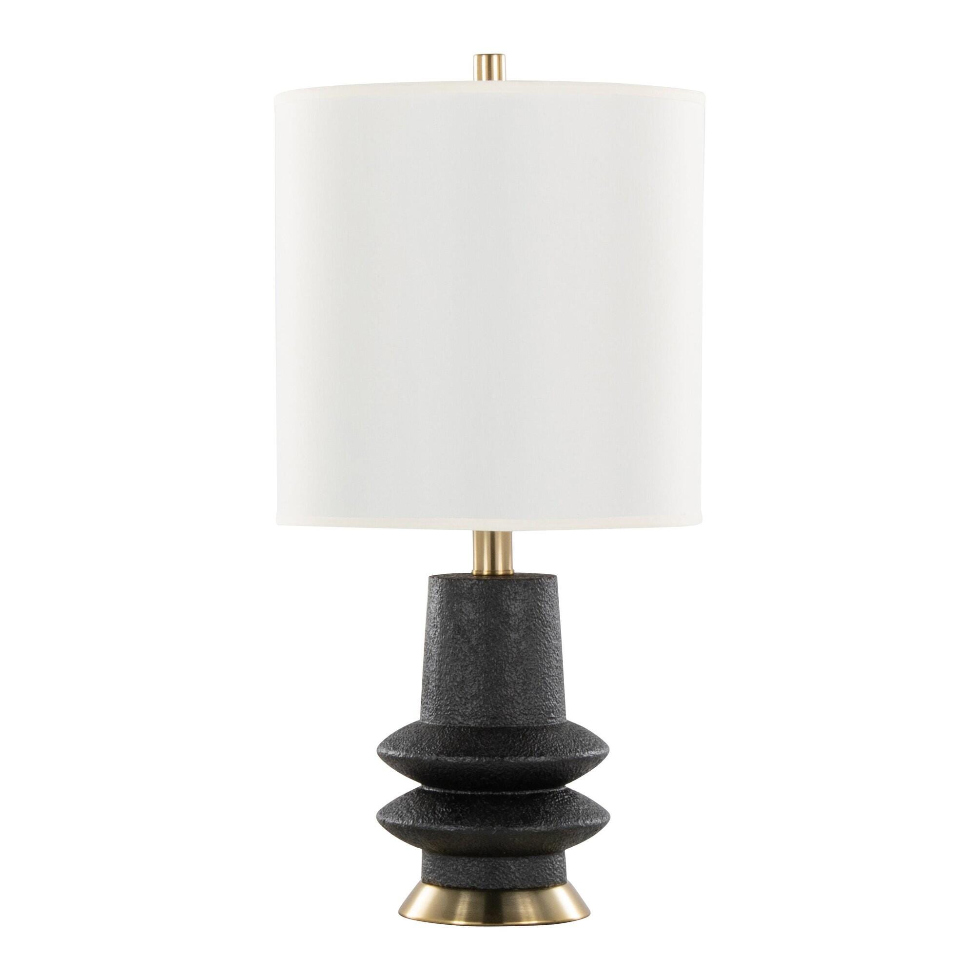 LumiSource Lloyd Table Lamp (Set of 2), Black, large