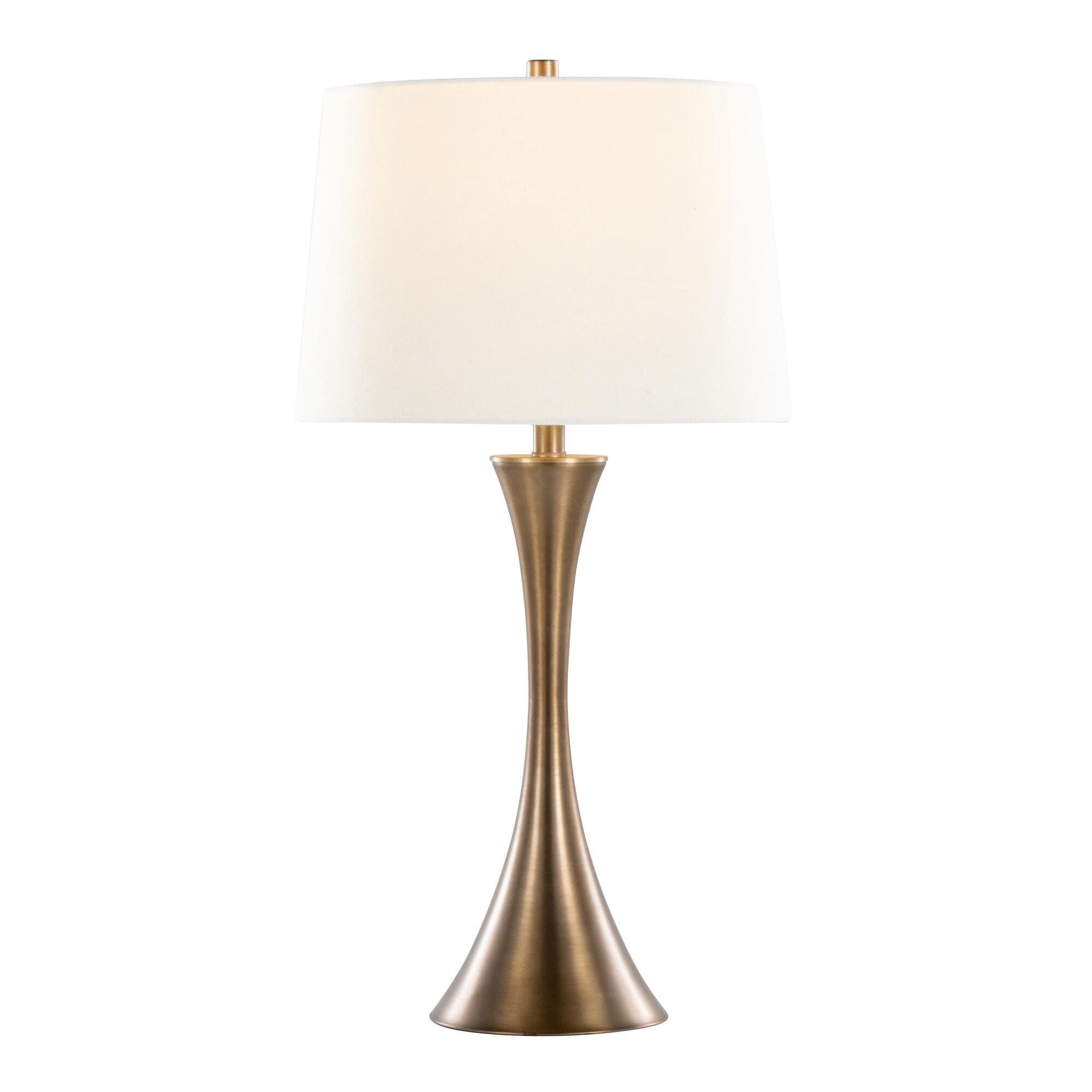 LumiSource Lenuxe Table Lamp (Set of 2), Golden Bronze, large