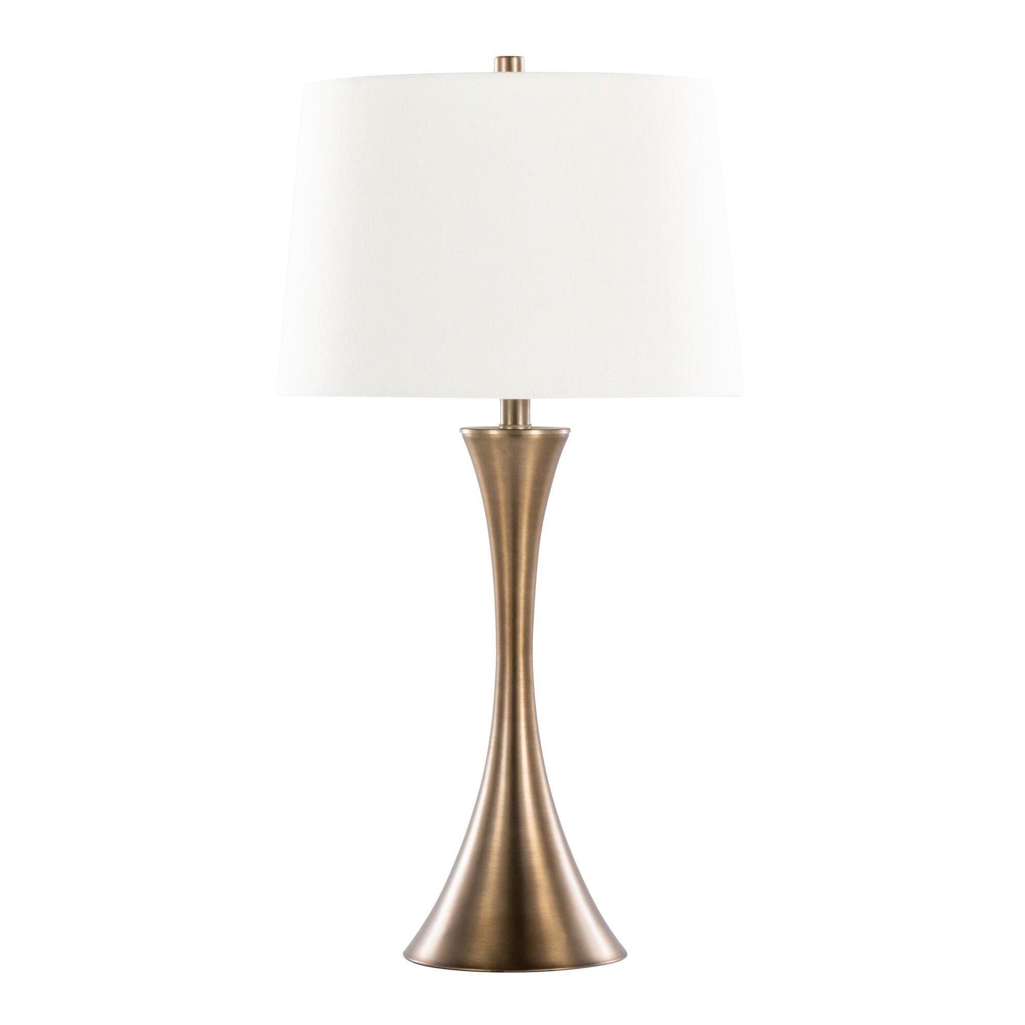 LumiSource Lenuxe Table Lamp (Set of 2), Golden Bronze, large