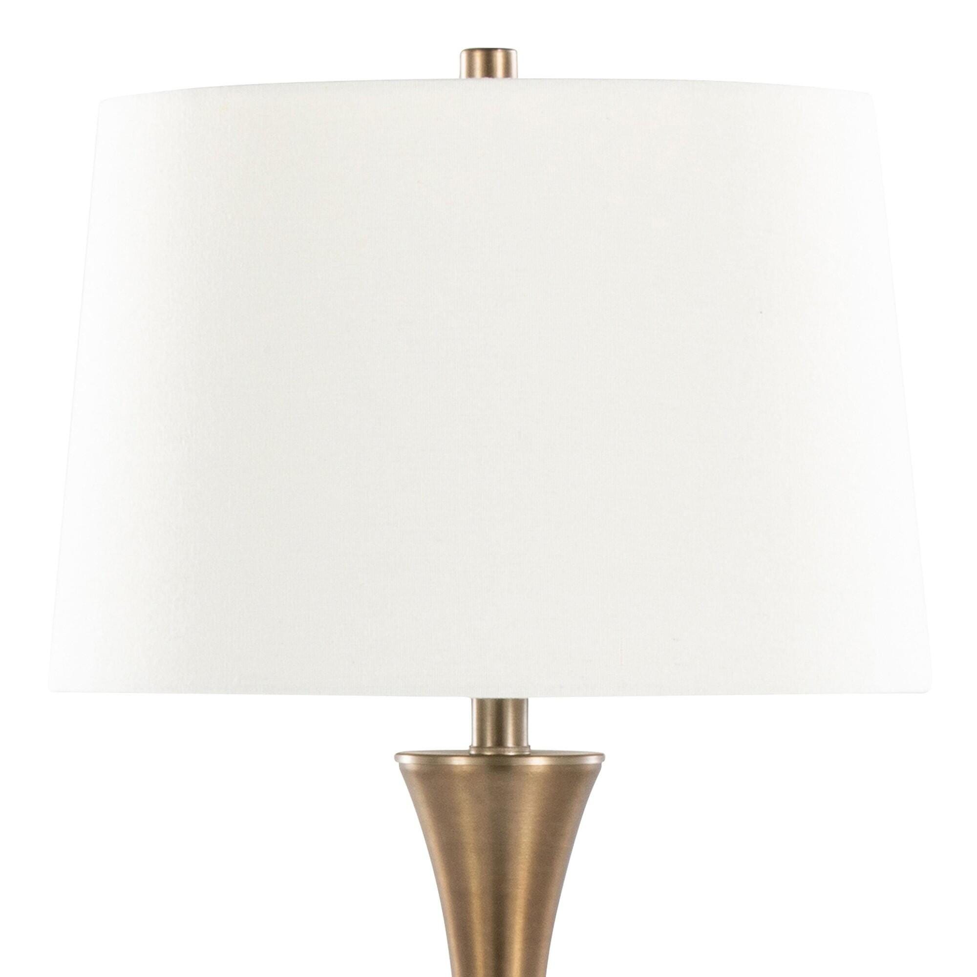 LumiSource Lenuxe Table Lamp (Set of 2), Golden Bronze, large