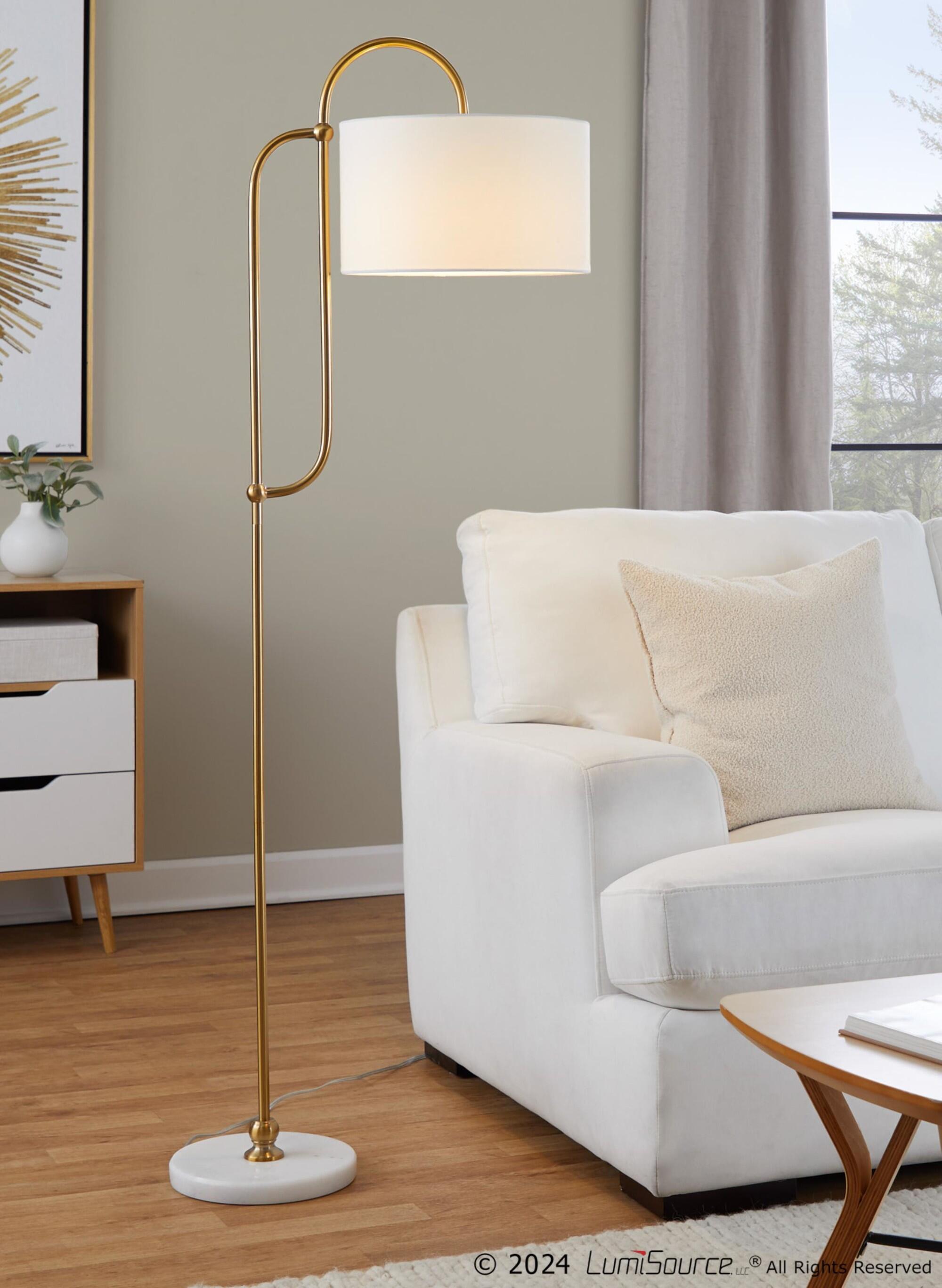 LumiSource Leslie Floor Lamp, , rollover