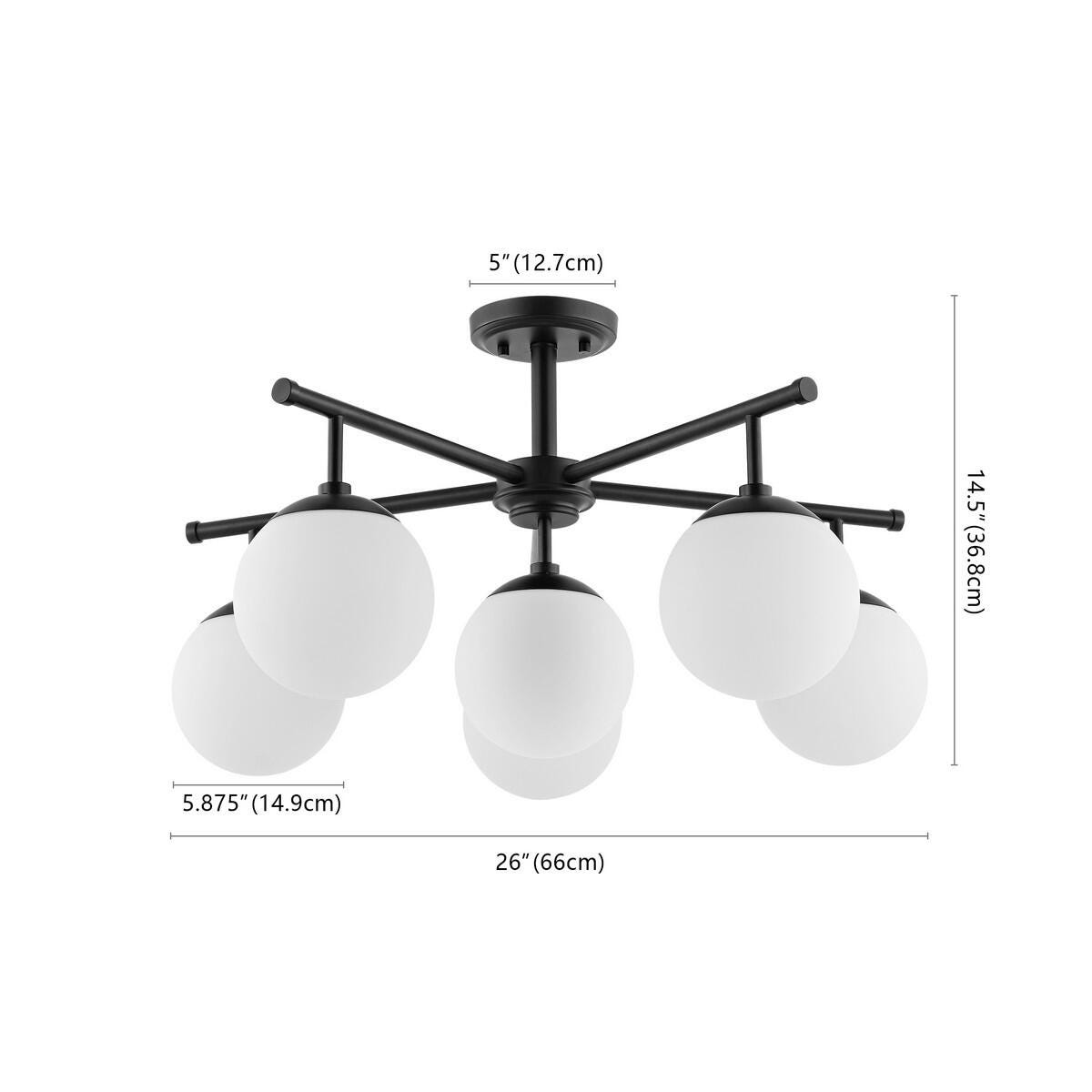 Safavieh Briette Flush Mount Light, , large