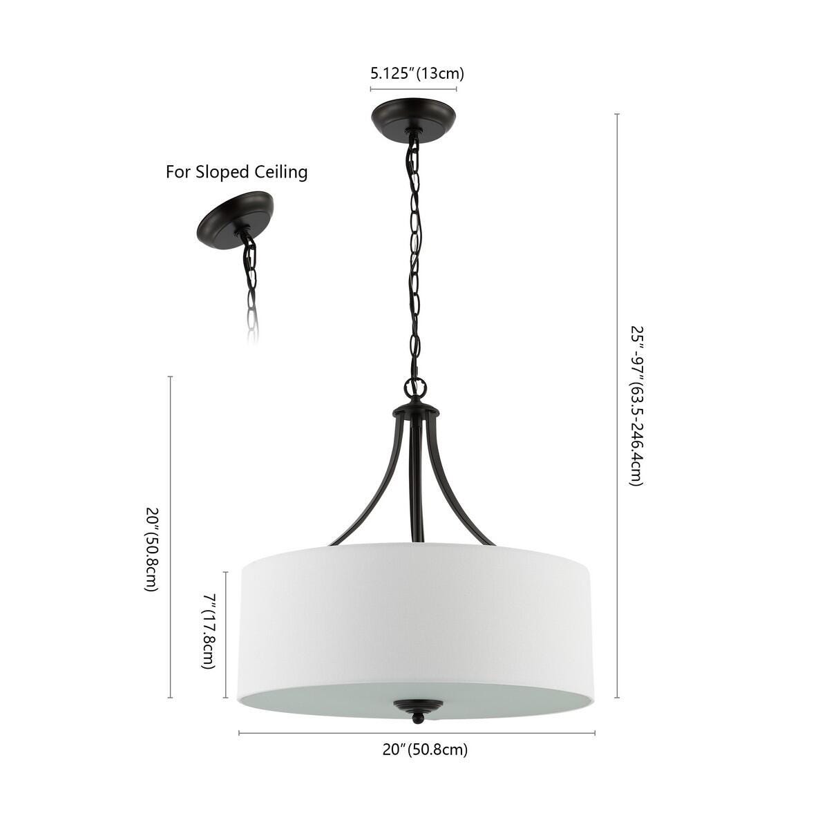 Safavieh Burnett 3-Light Chandelier, , large