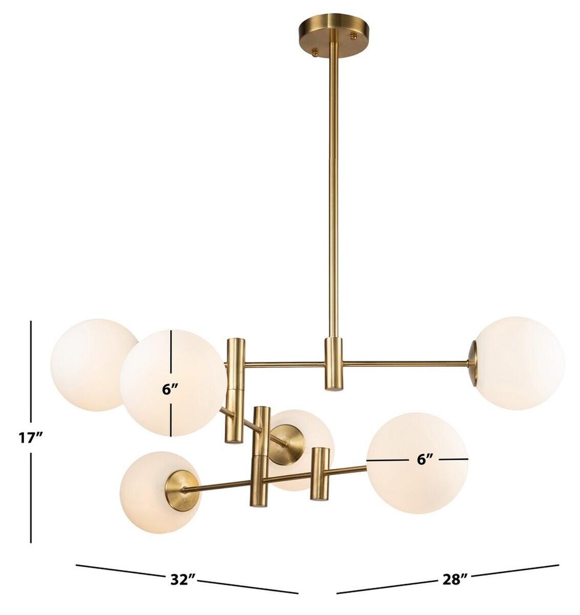 Safavieh Gideon 6-Light Chandelier, , large