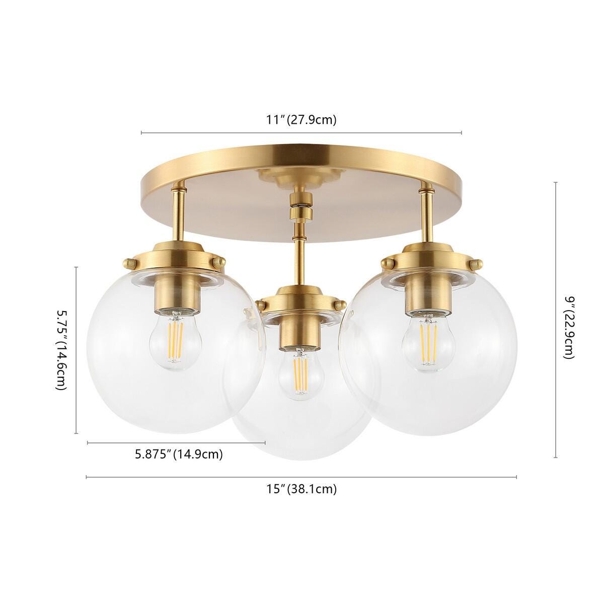 Safavieh Ginesta Flush Mount Light, , large