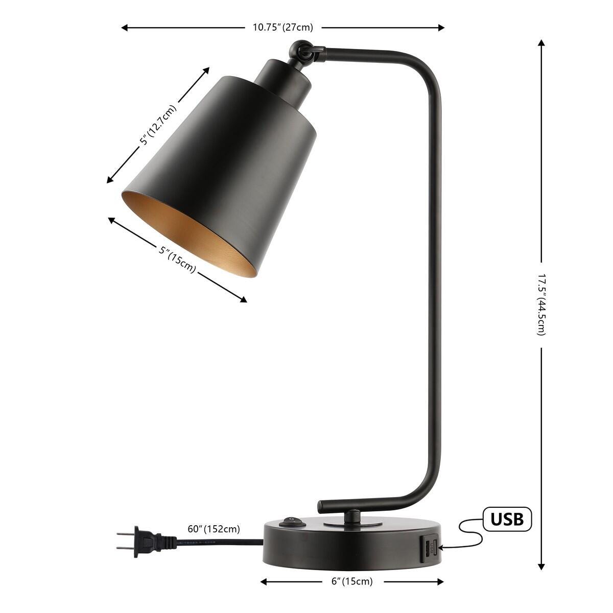 Safavieh Nobel Table Lamp With USB Port, , large