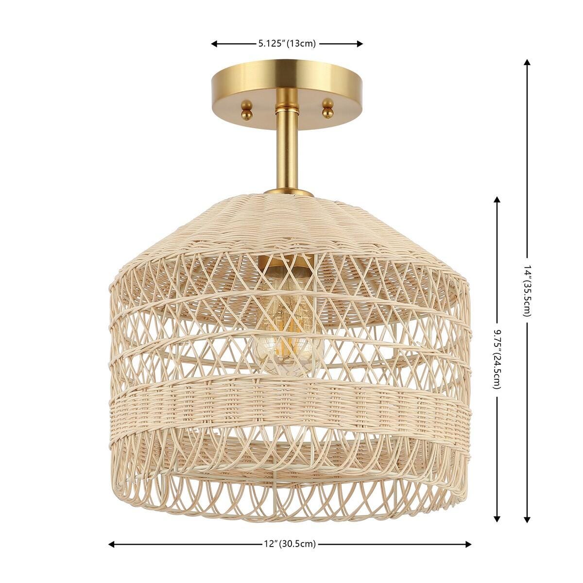 Safavieh Noyuna Flush Mount Light, , large