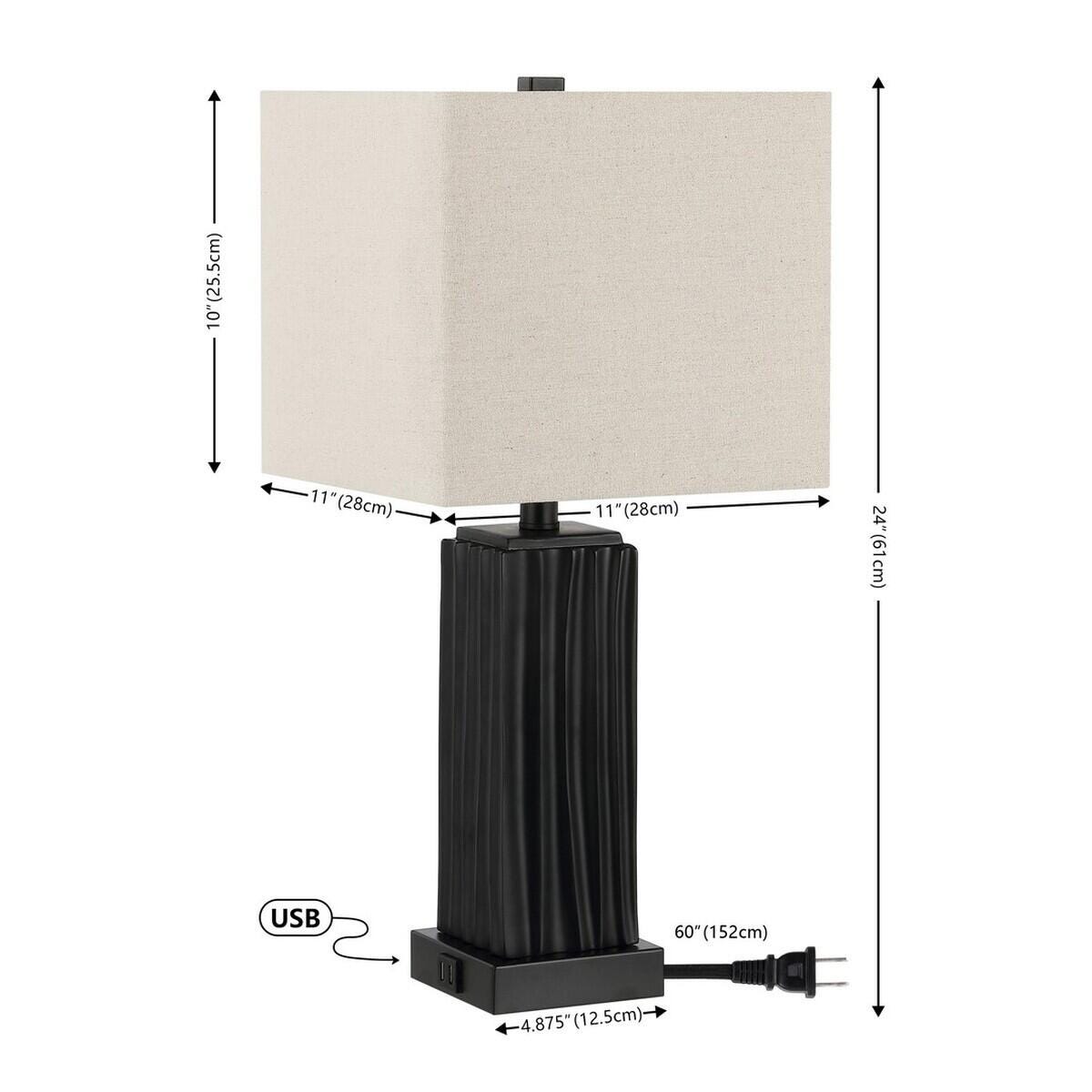 Safavieh Park Table Lamp With USB Port, , large