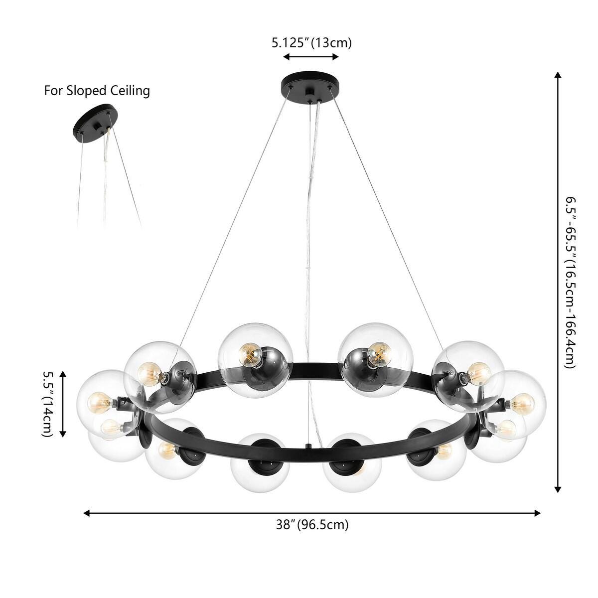 Safavieh Rylian 12-Light Chandelier, , large