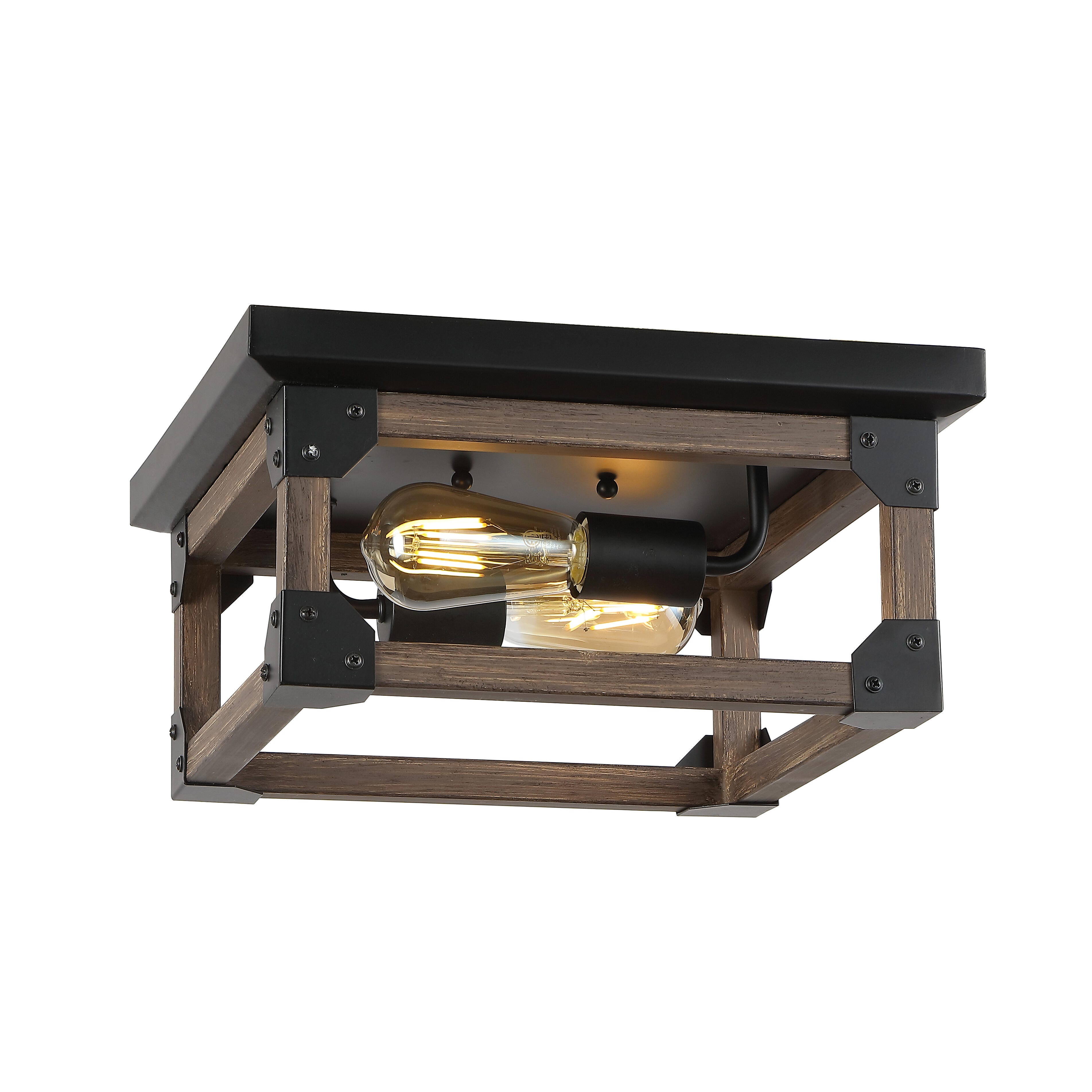 Jonathan Y 2-Light LED Flush Mount, , large